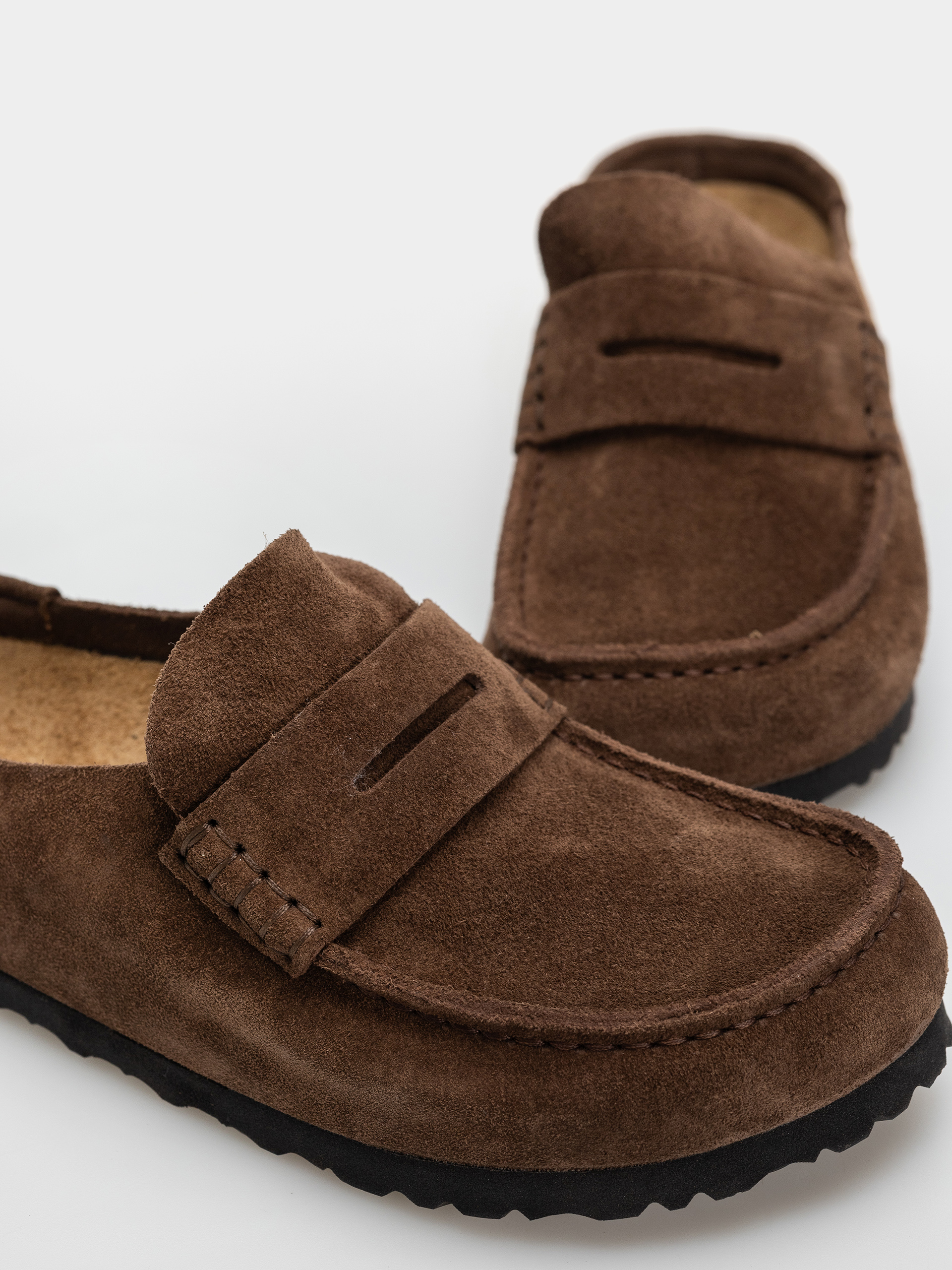 Чехли Birkenstock Naples Wrapped Suede Leather Narrow (carafe)