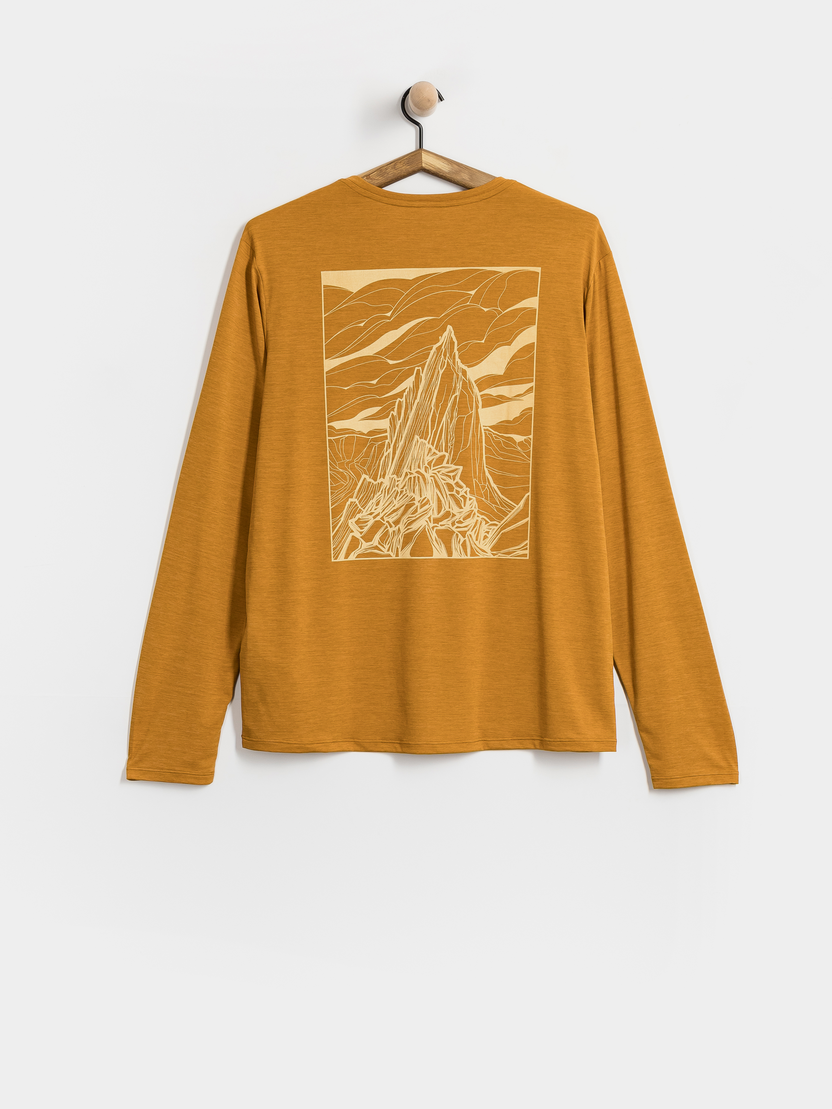 Блуза Patagonia Cap Cool Daily Cloud Crag (cinnamon brown dark cinnamon brown x dye)