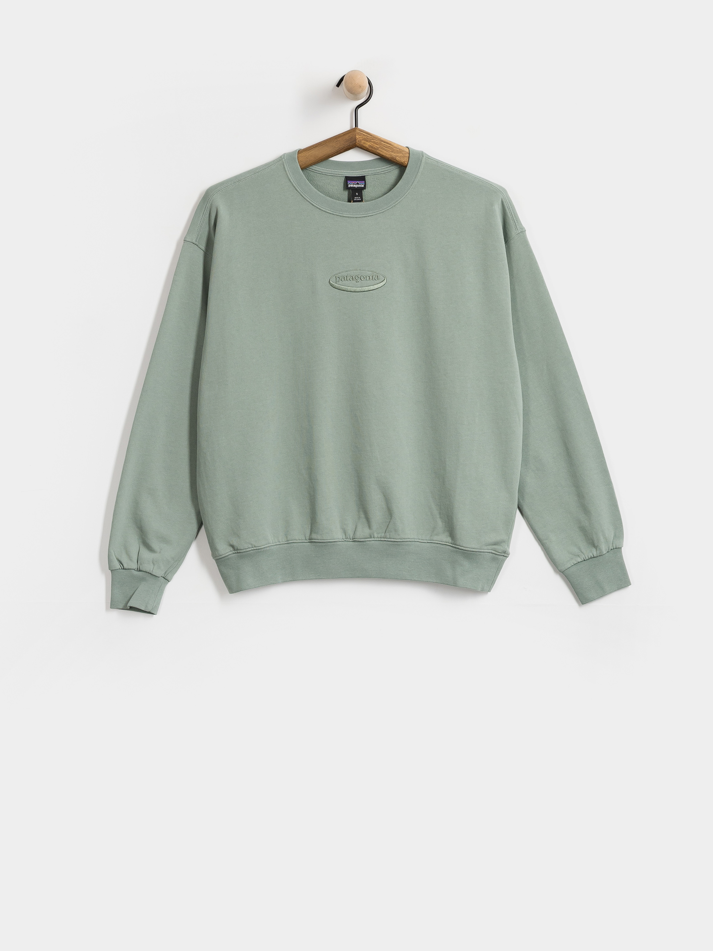 Суитшърт Patagonia 95 Oval Logo Daily Crew Wmn