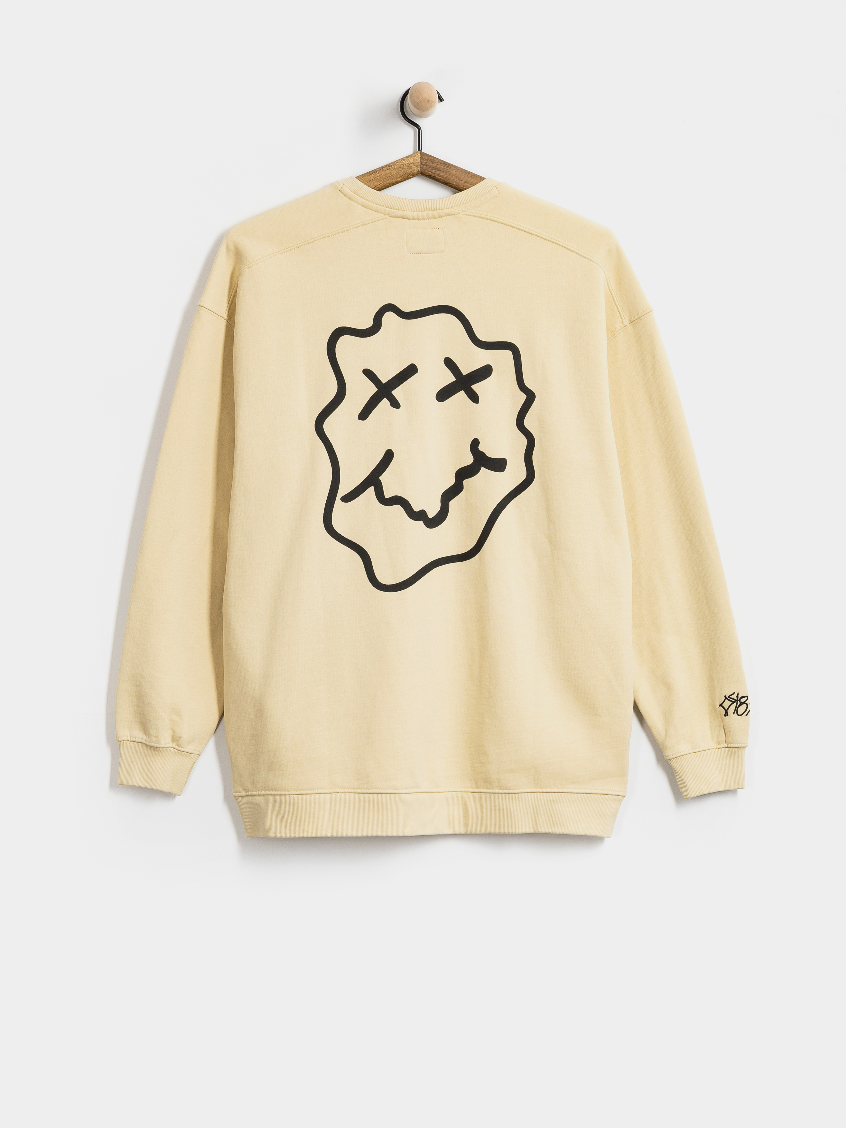 Суитшърт Hurley Smile Crew (cream)