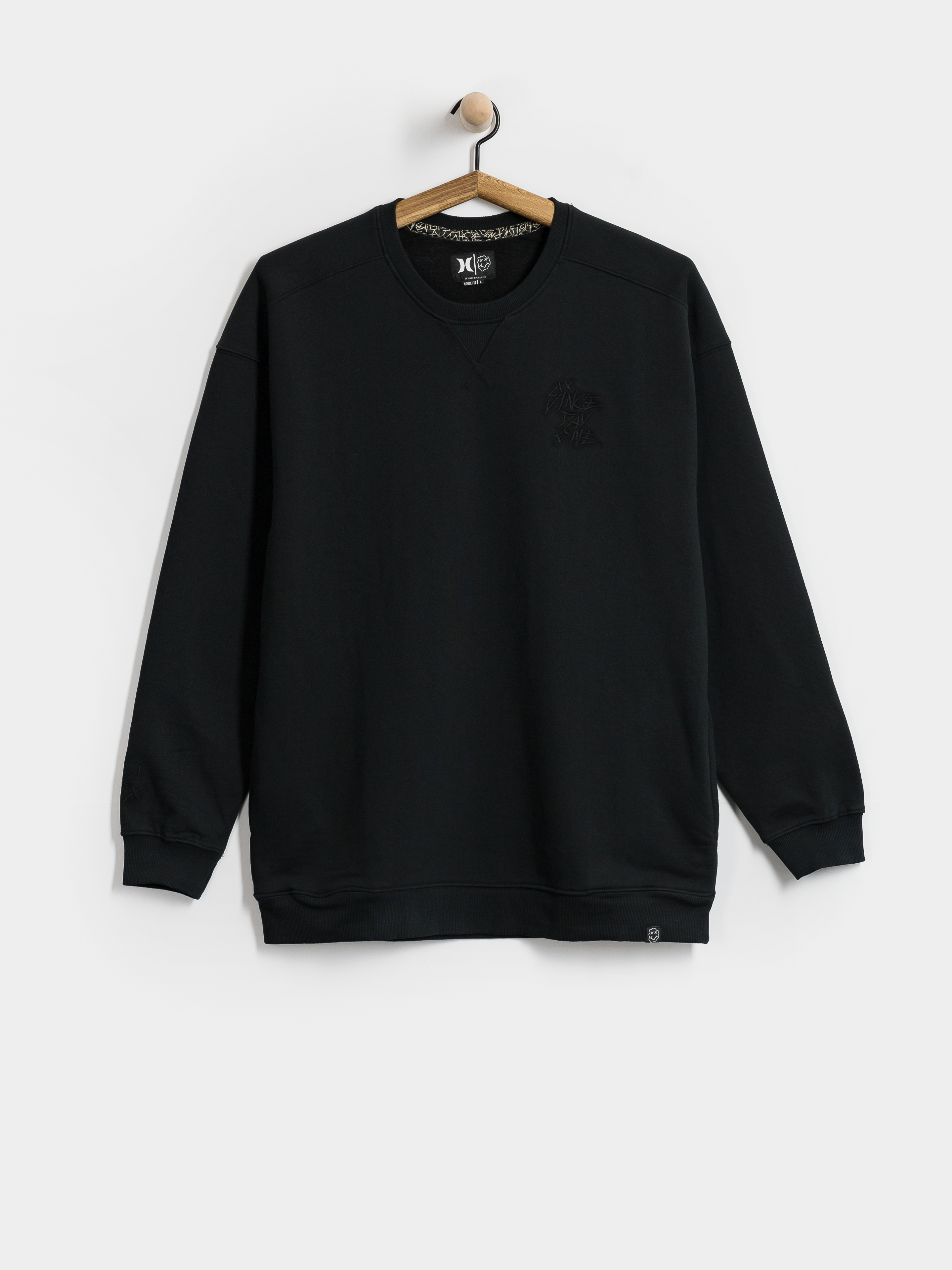 Суитшърт Hurley Smile Crew (black)