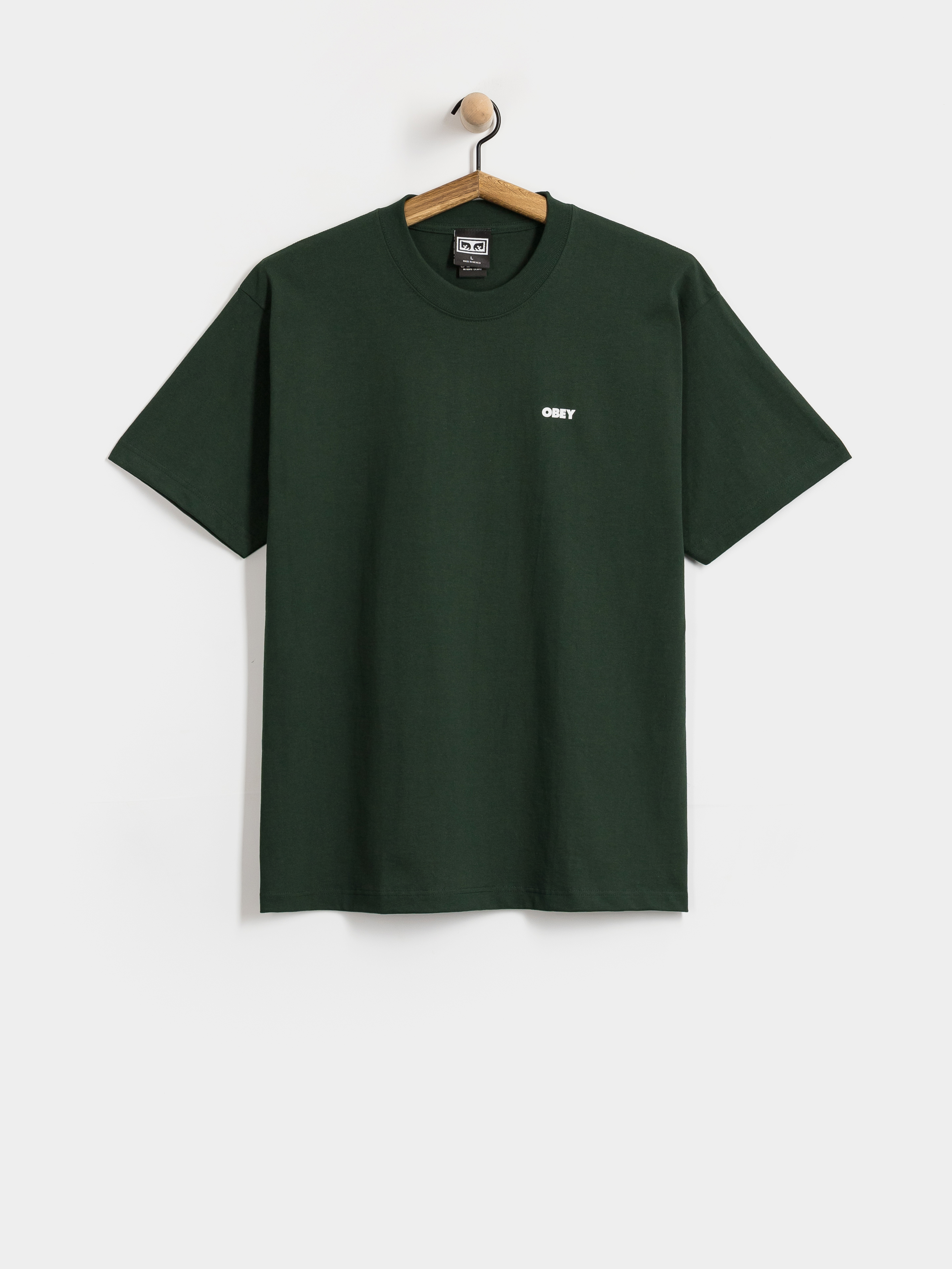 Тениска OBEY Quarter Eye Icon (forest green)