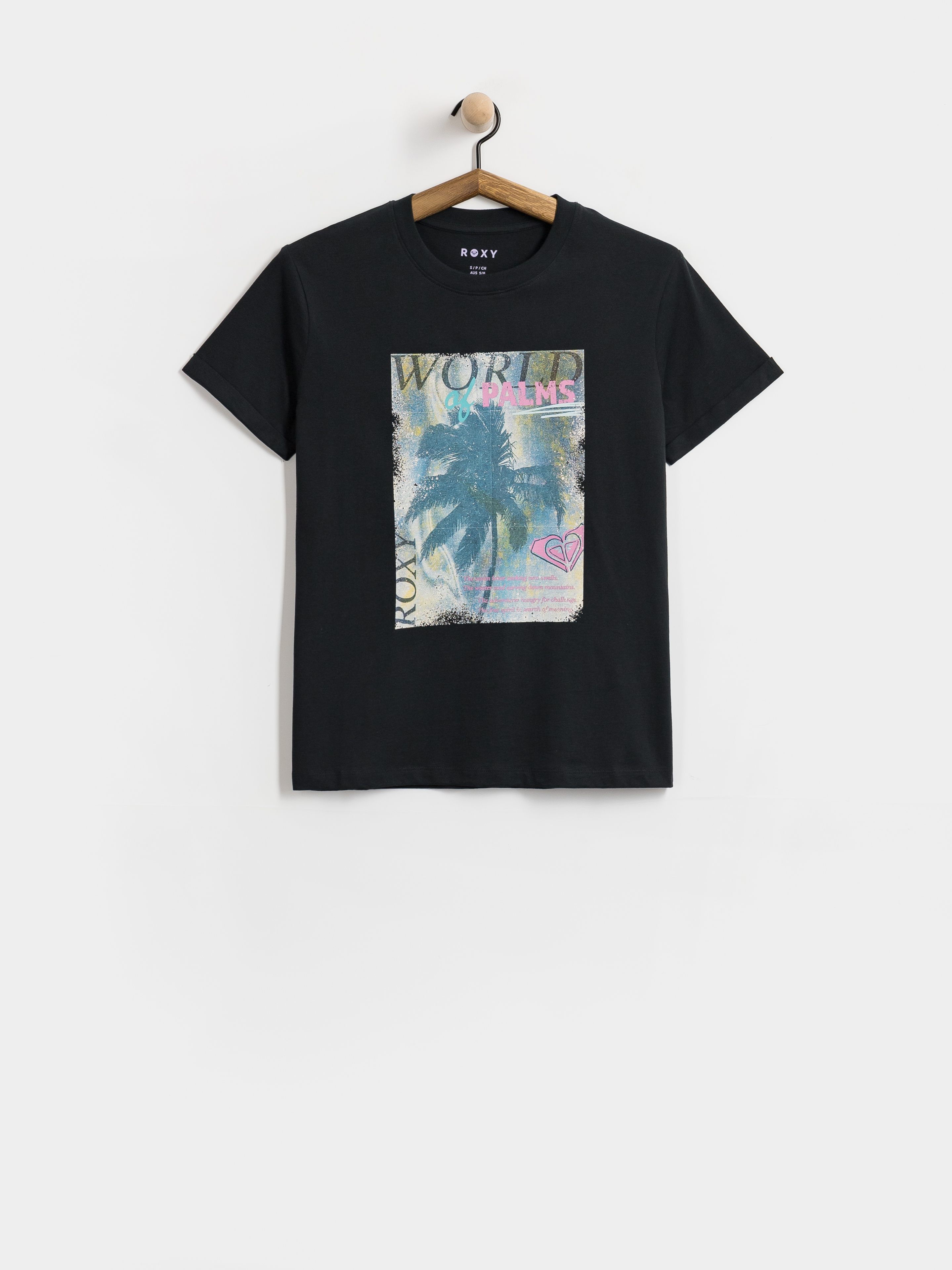 Тениска Roxy Oceanregular Poster Wmn (anthracite)