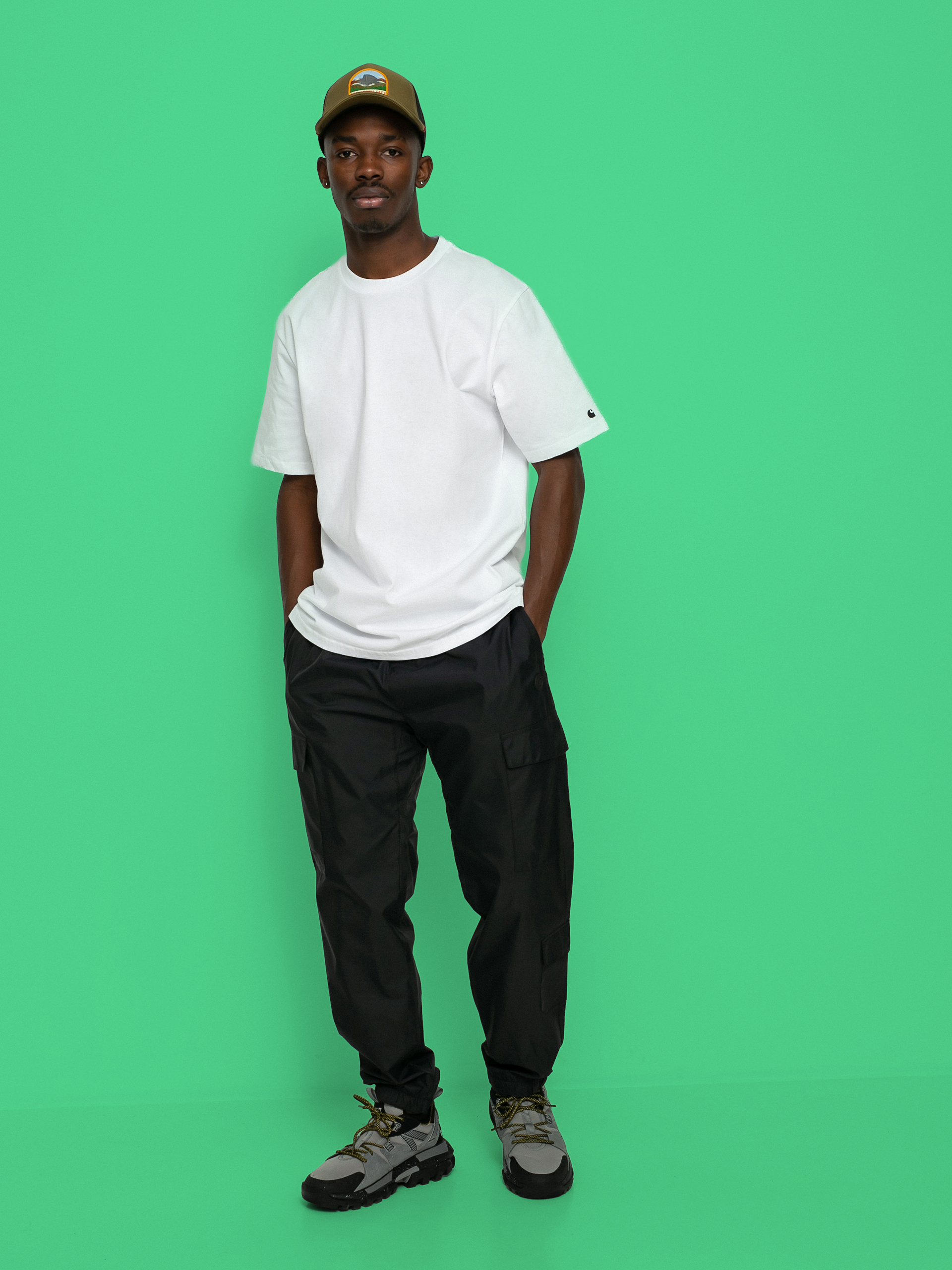 Тениска Carhartt WIP Base (white/black)