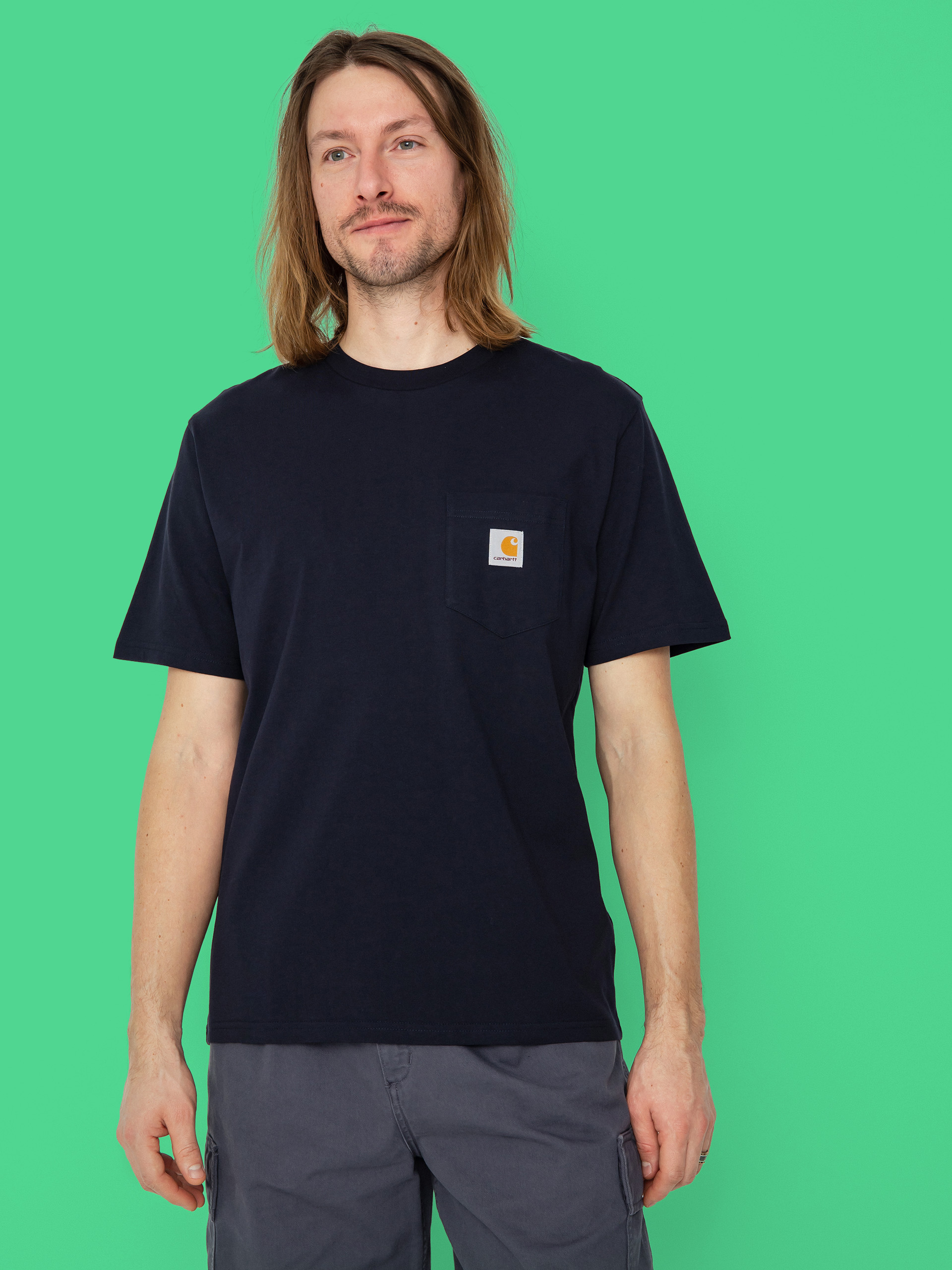 Carhartt WIP Тениска Pocket (dark navy)