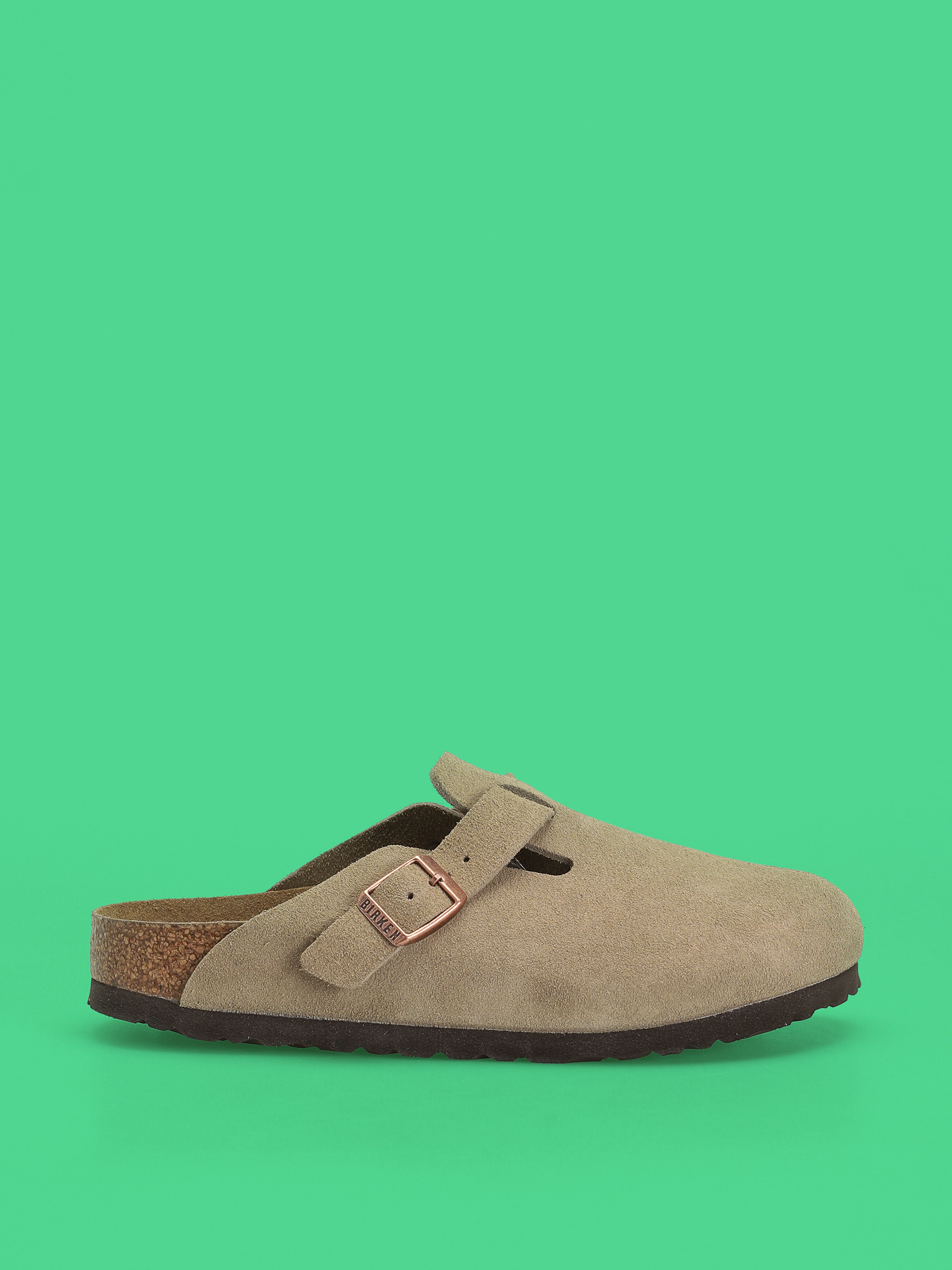 Чехли Birkenstock Boston Soft Footbed Suede Leather Narrow