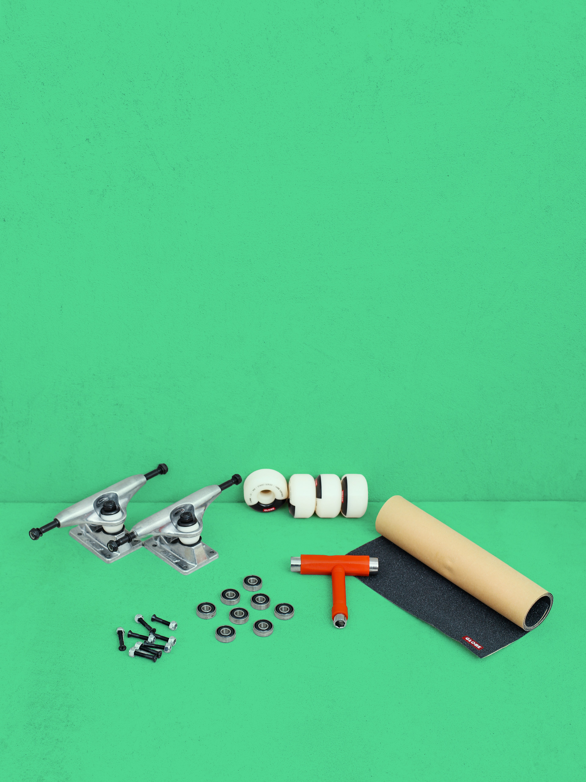 Globe Комплект за скейтборд Everything But The Deck Kit (raw finish)