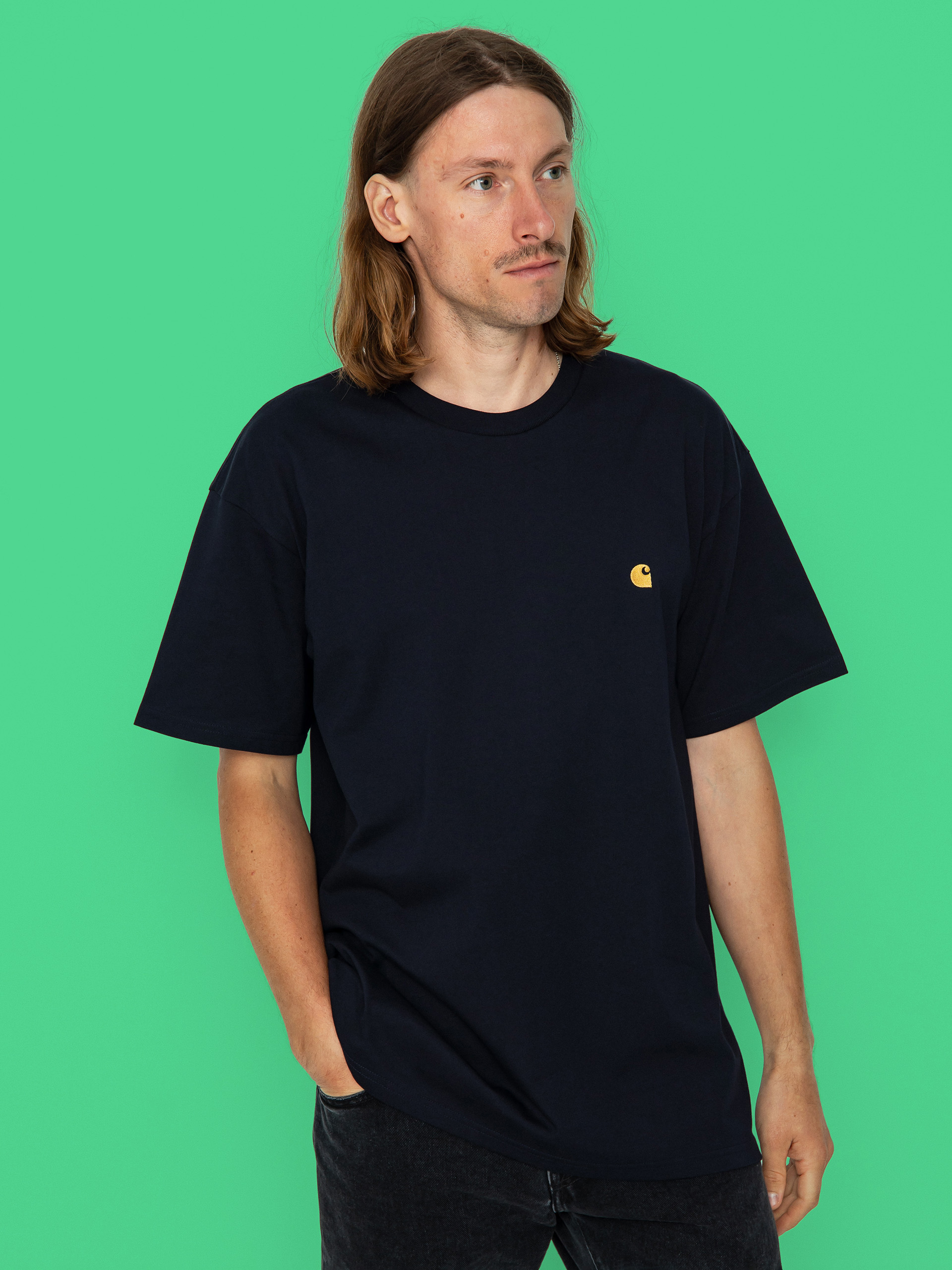 u0422u0435u043du0438u0441u043au0430 Carhartt WIP Chase (dark navy/gold)