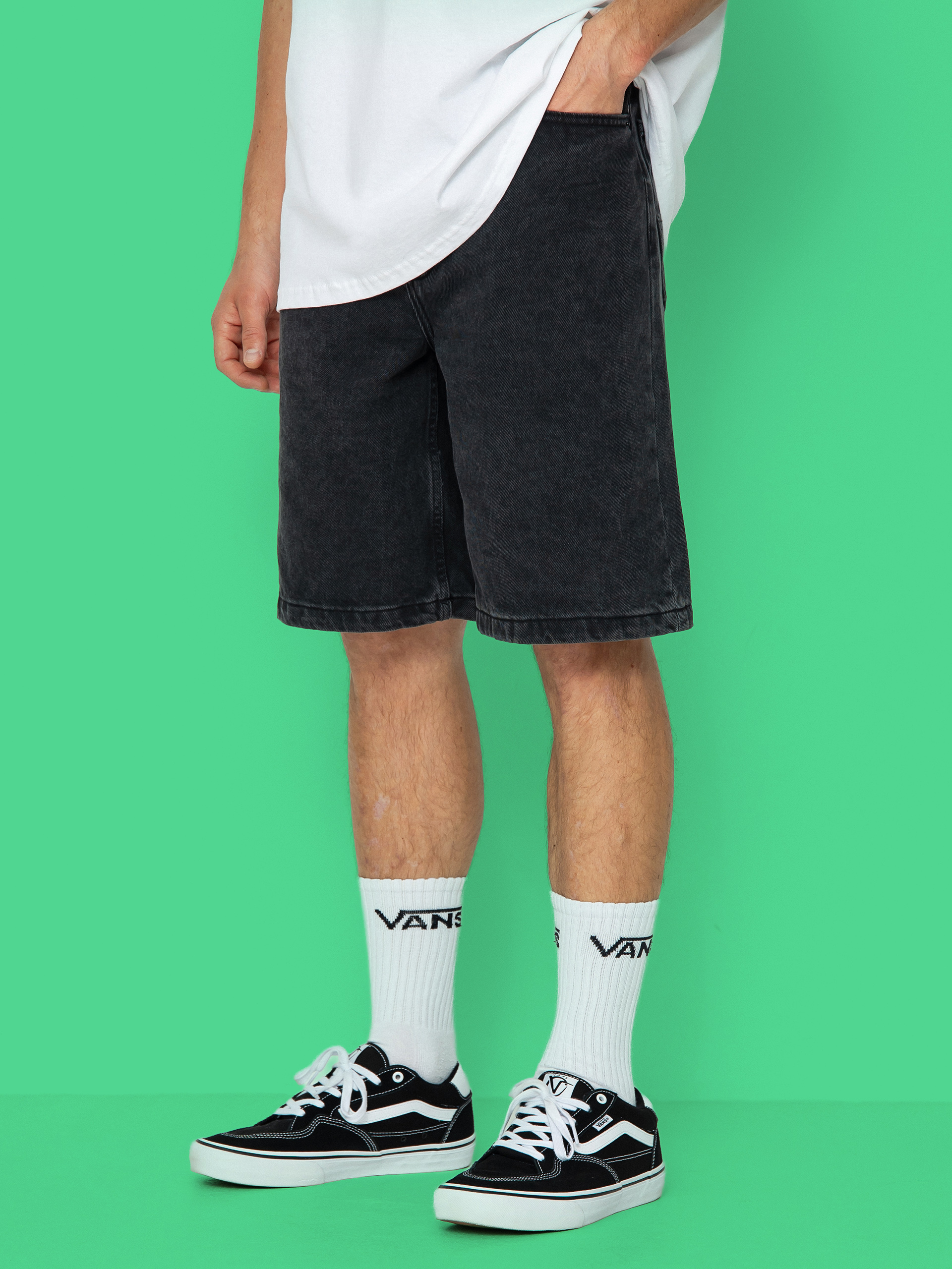 Къси панталони Vans Check 5 Baggy Denim