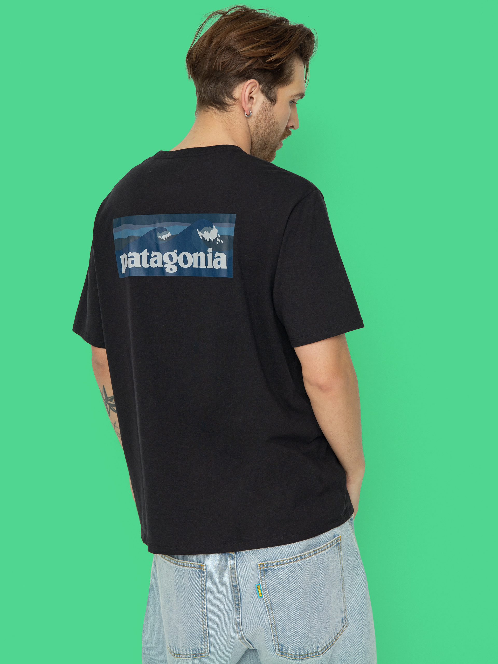 Тениска Patagonia Boardshort Logo Pocket Responsibili