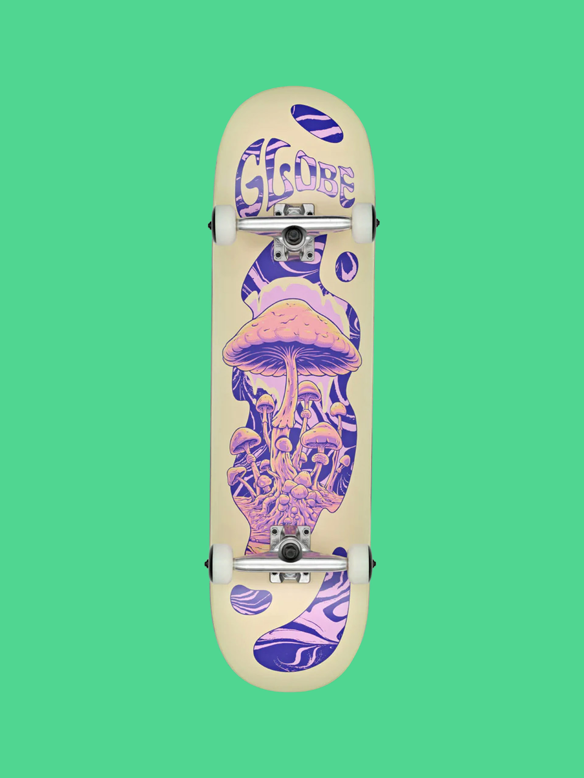 Скейтборд Globe G1 Mind Expansion (off white/purple)