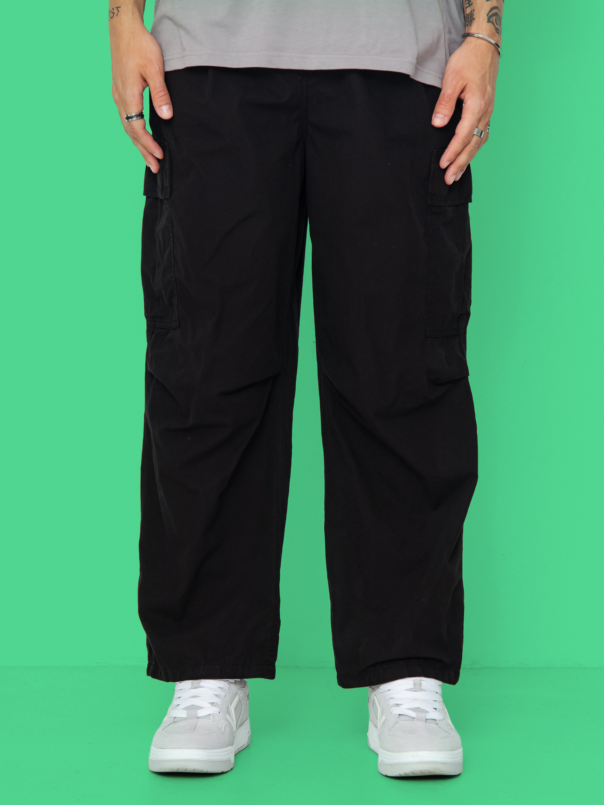 Панталони Carhartt WIP Cole Cargo (black/garment dyed)