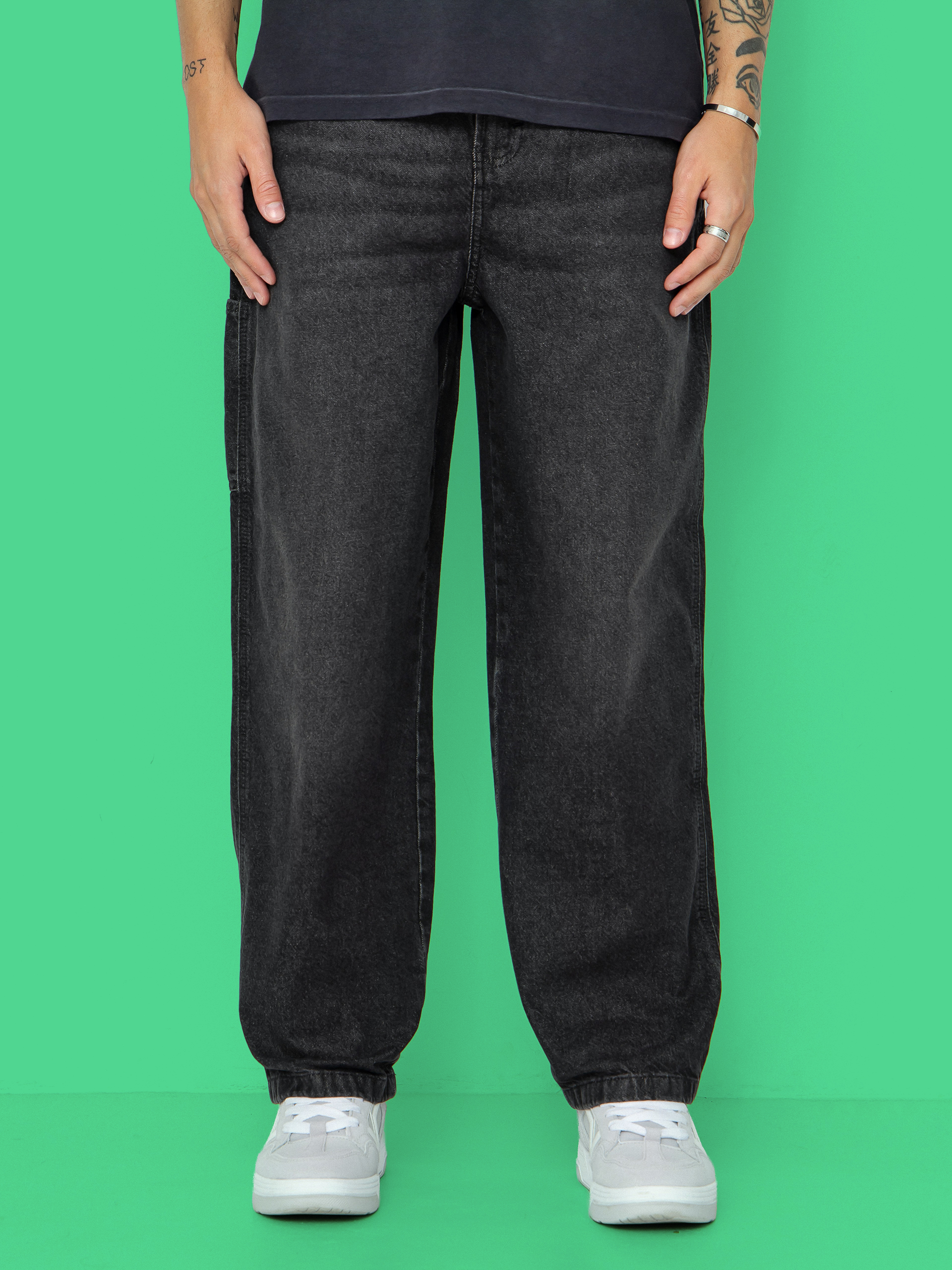 Панталони Dickies Madison Baggy (black wash faded)