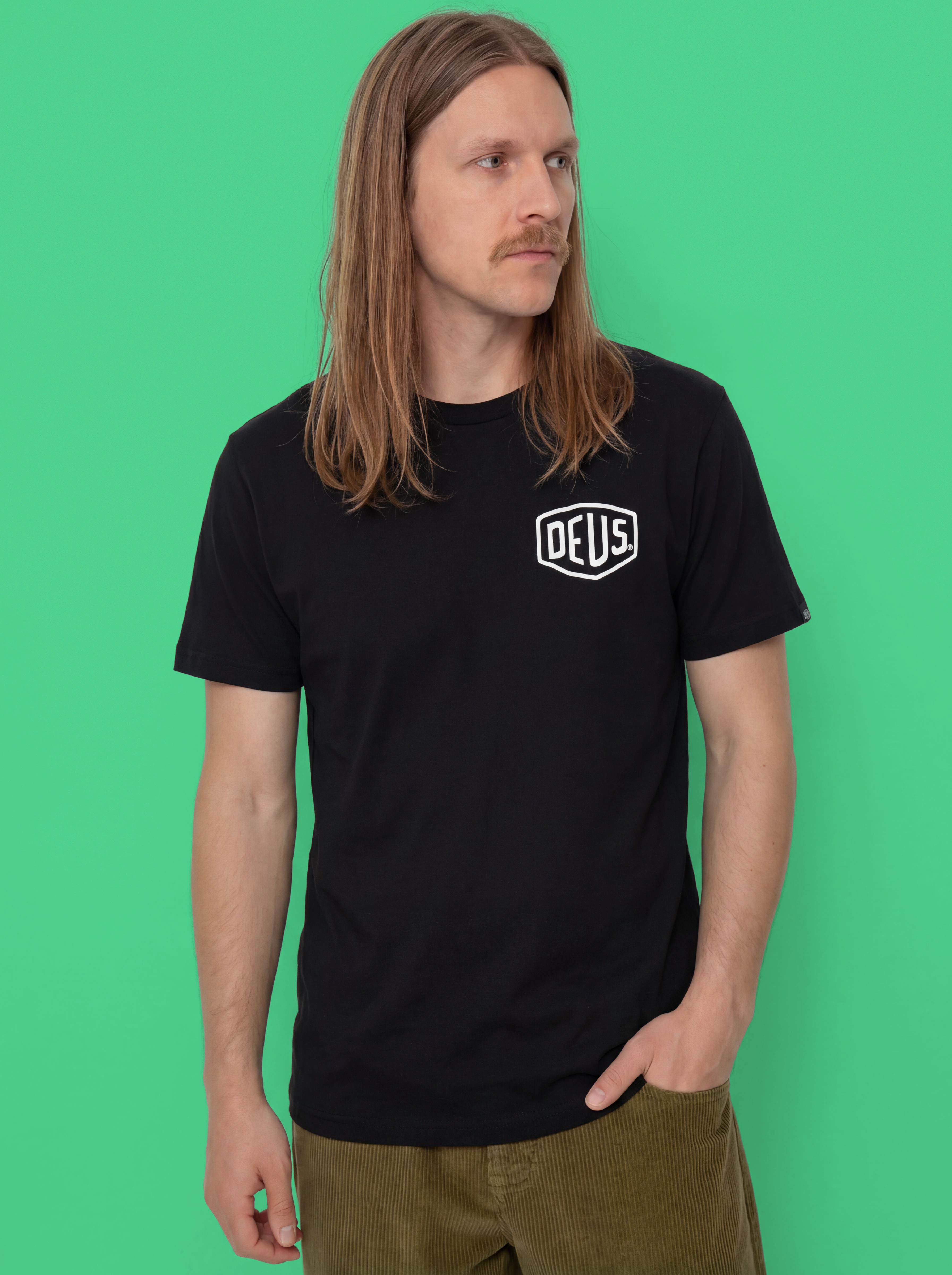 Тениска Deus Ex Machina Milano Address (black)