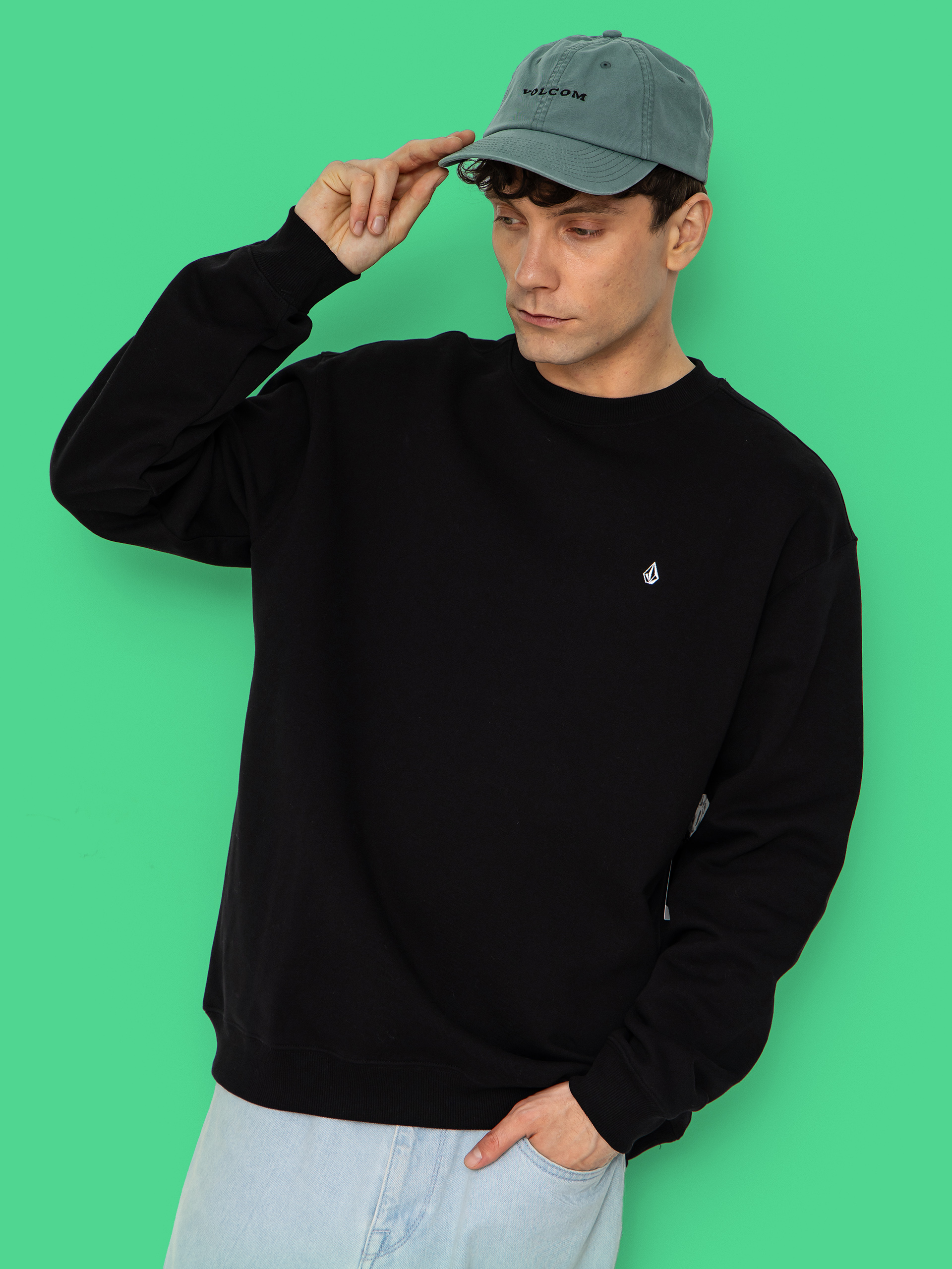 u0421u0443u0438u0442u0448u044au0440u0442 Volcom Single Stone Crew (black)