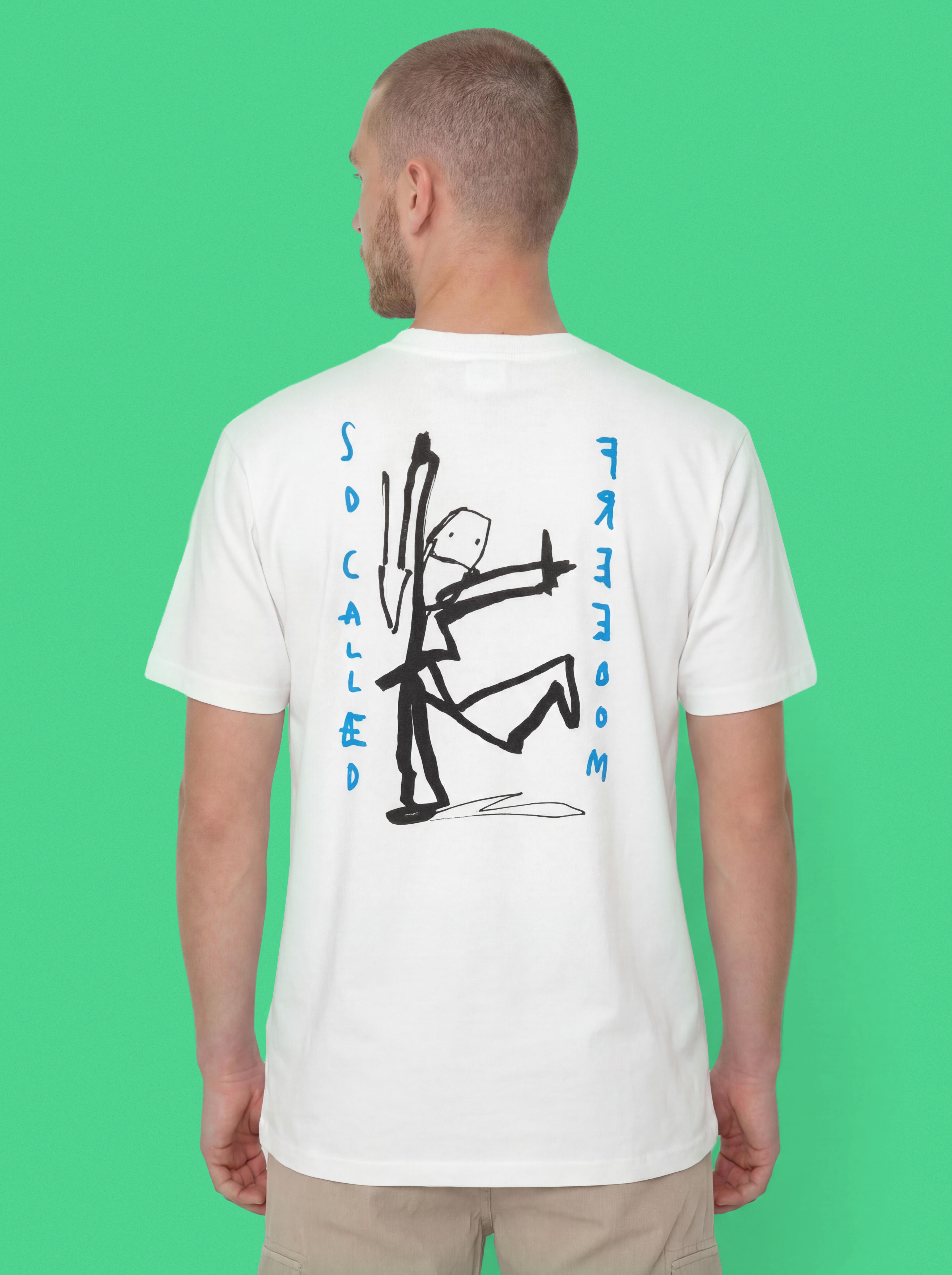 Тениска Polar Skate Freedom (white)