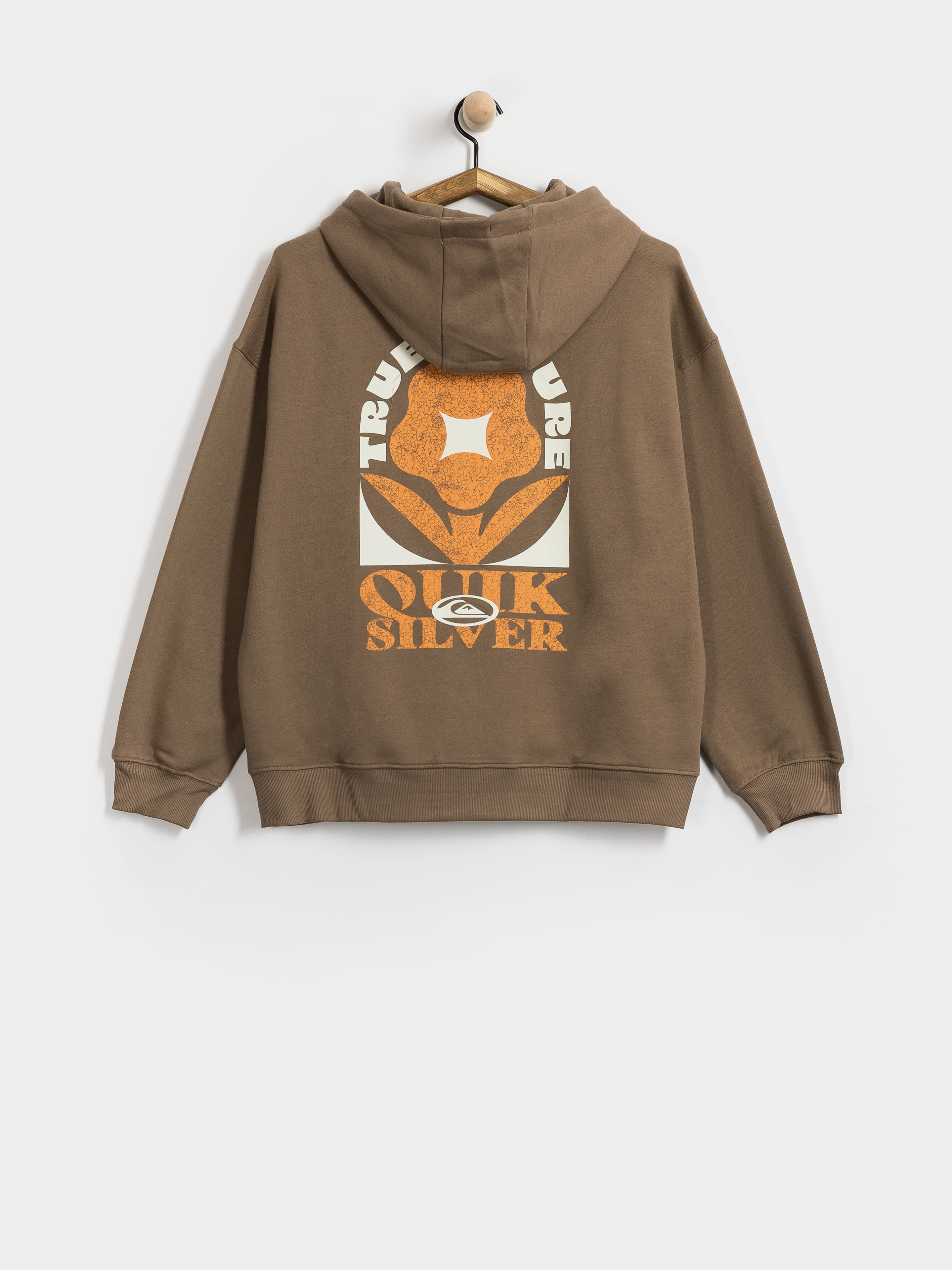Суитшърт с качулка Quiksilver Standard HD Wmn (pine bark)