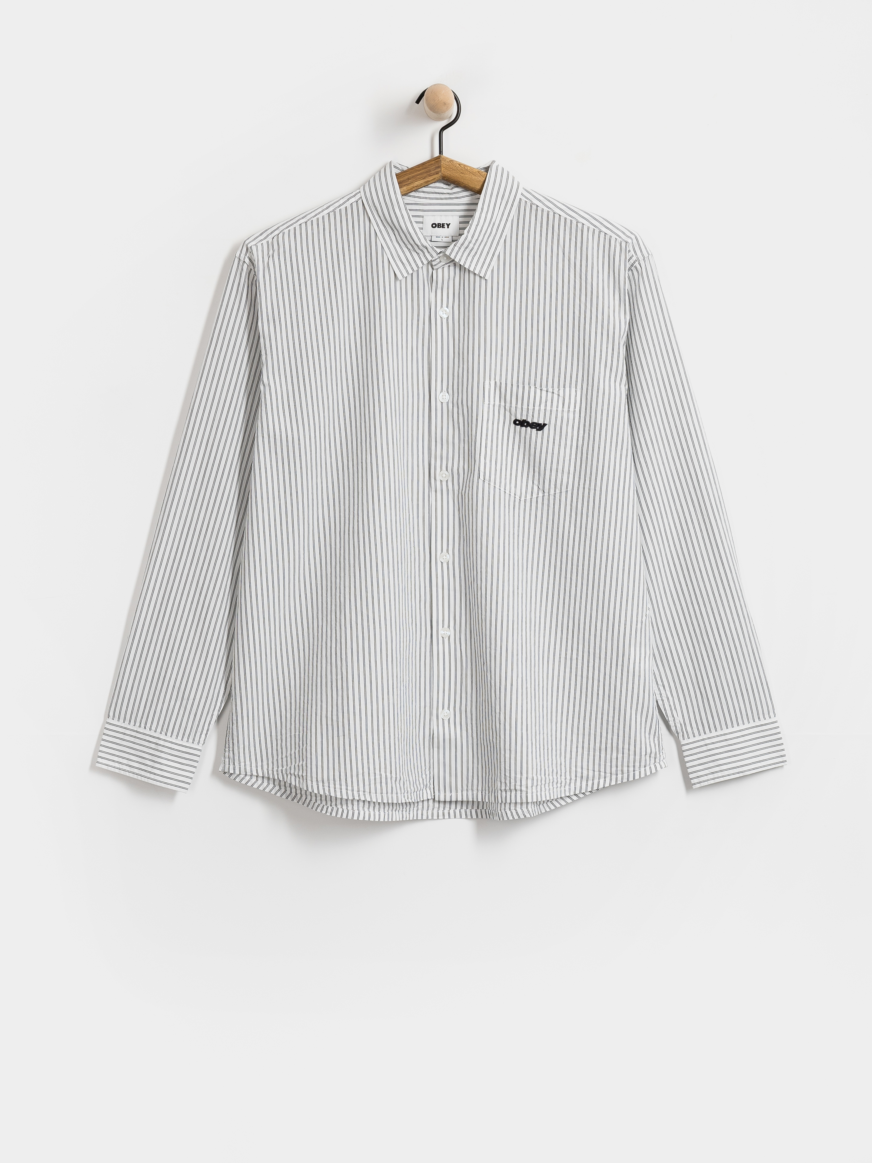 Риза OBEY William (white multi)