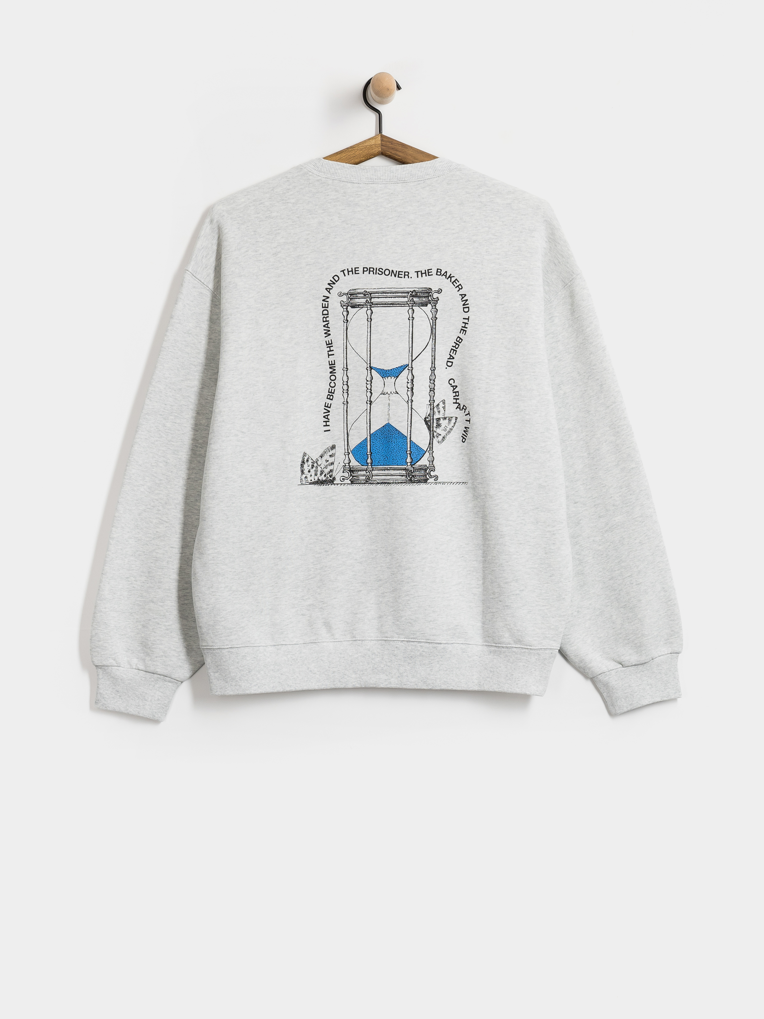 Суитшърт Carhartt WIP Hourglass (ash heather/stone washed)