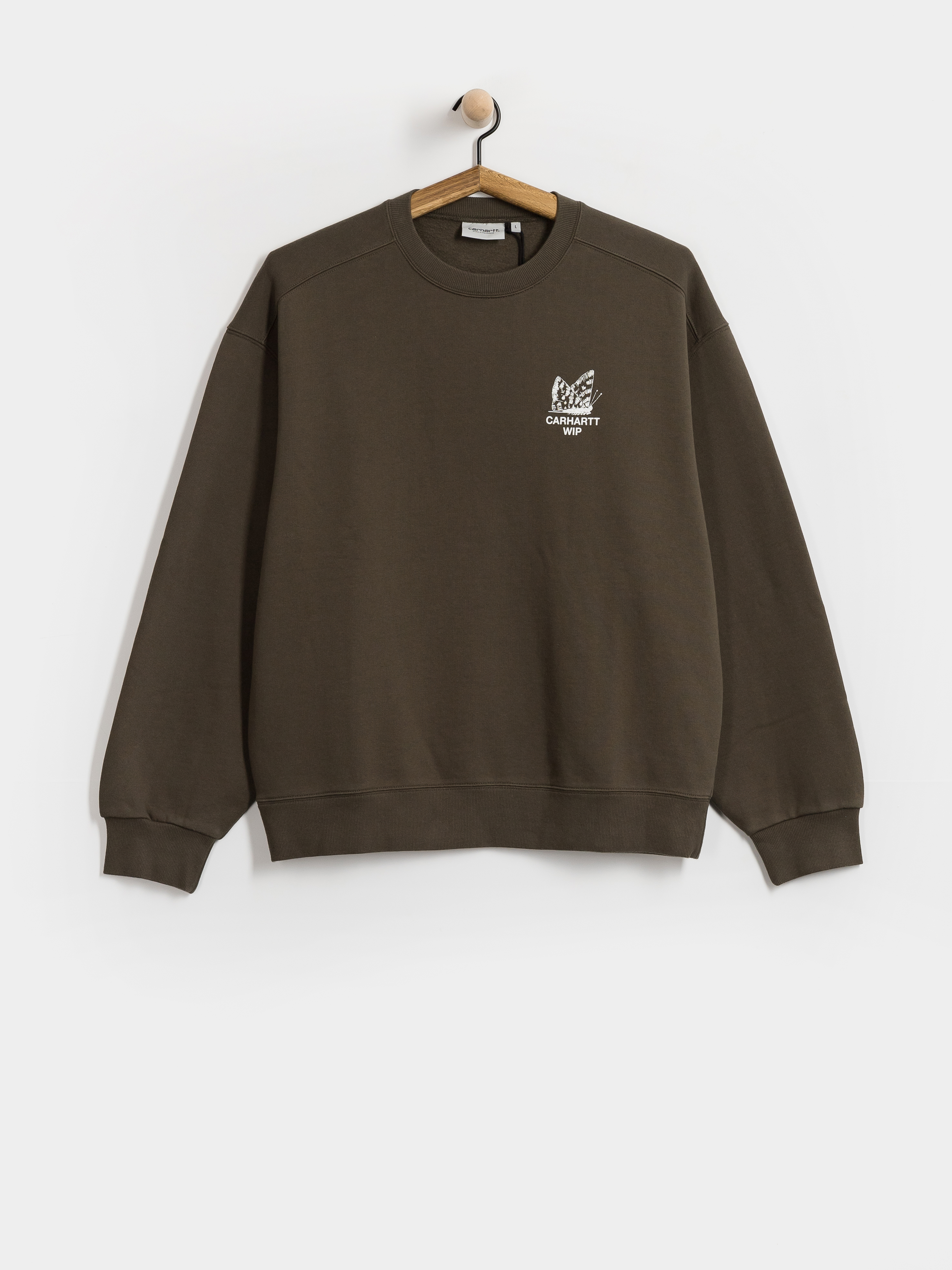 Суитшърт Carhartt WIP Hourglass (cypress/stone washed)