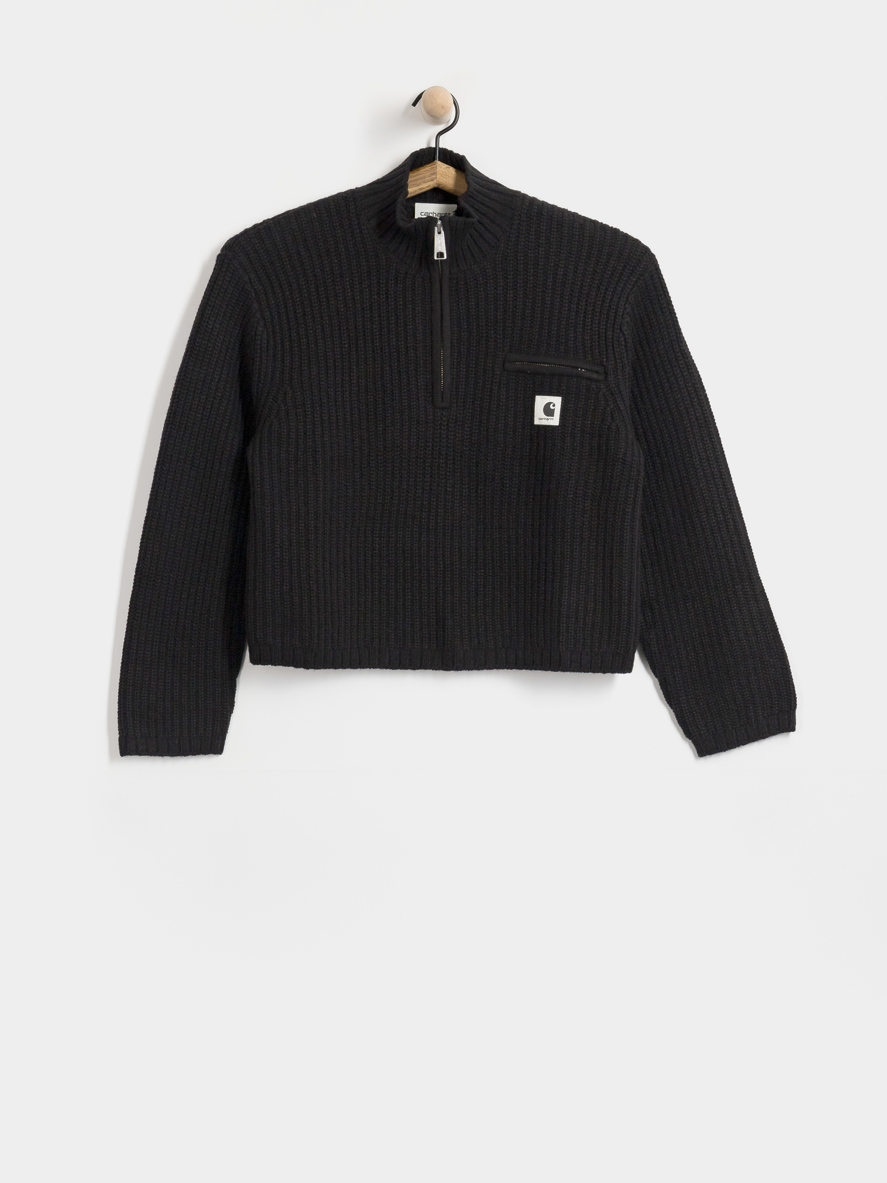 u041fu0443u043bu043eu0432u0435u0440 Carhartt WIP Detroit Half Zip Wmn (black)
