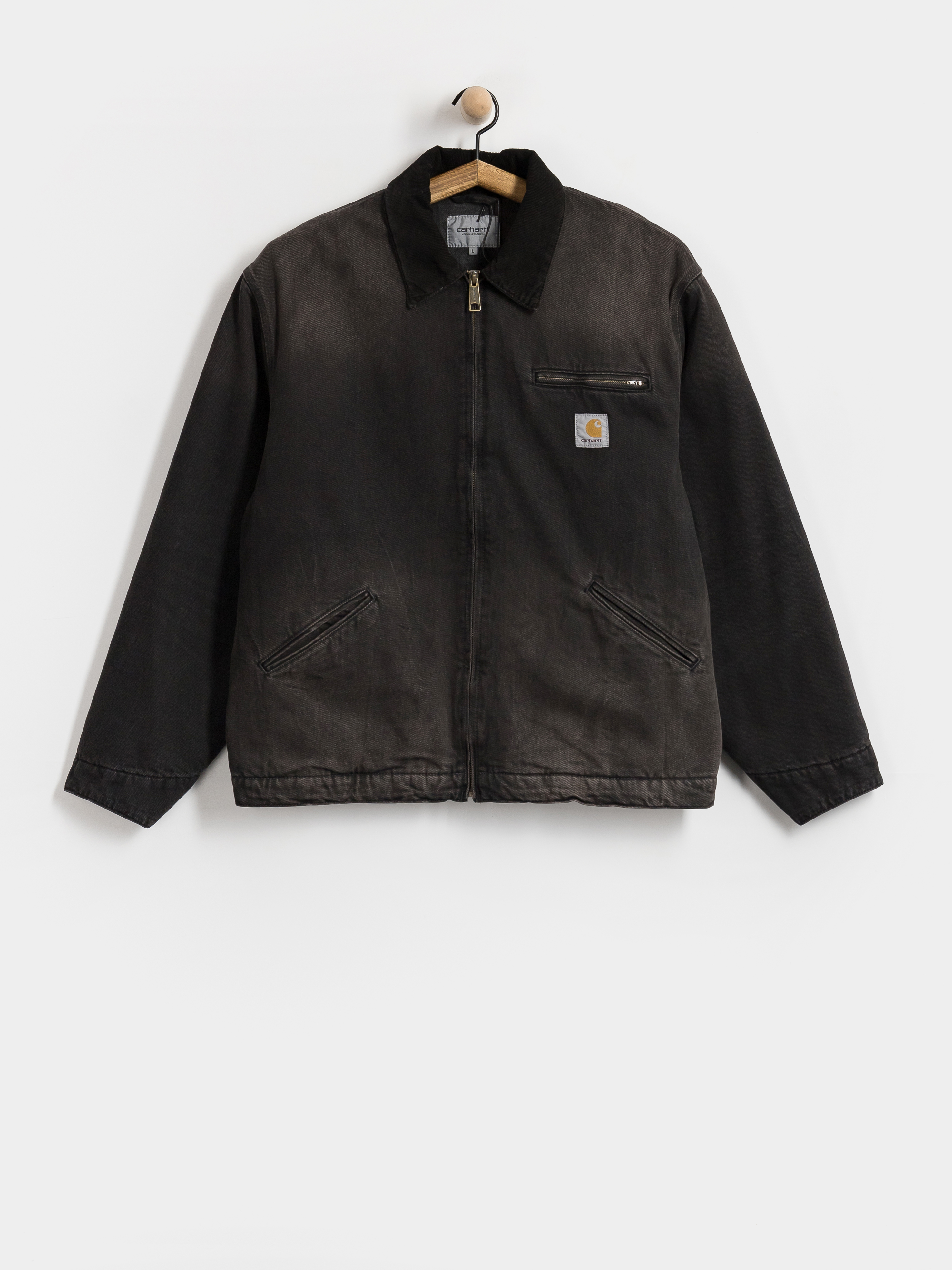 Яке Carhartt WIP OG Detroit (black/black/tobacco used wash)