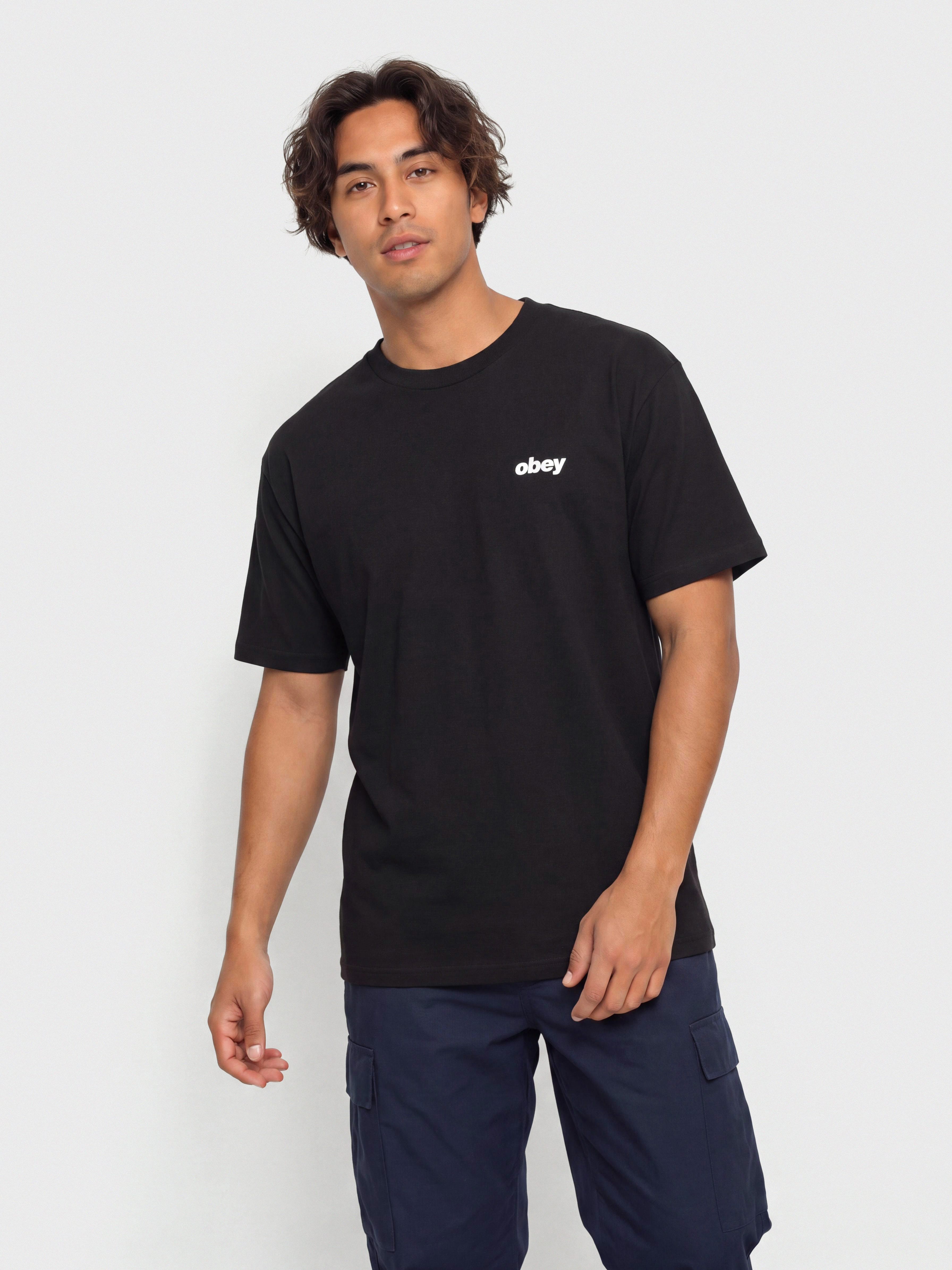 Тениска OBEY Vhs (black)