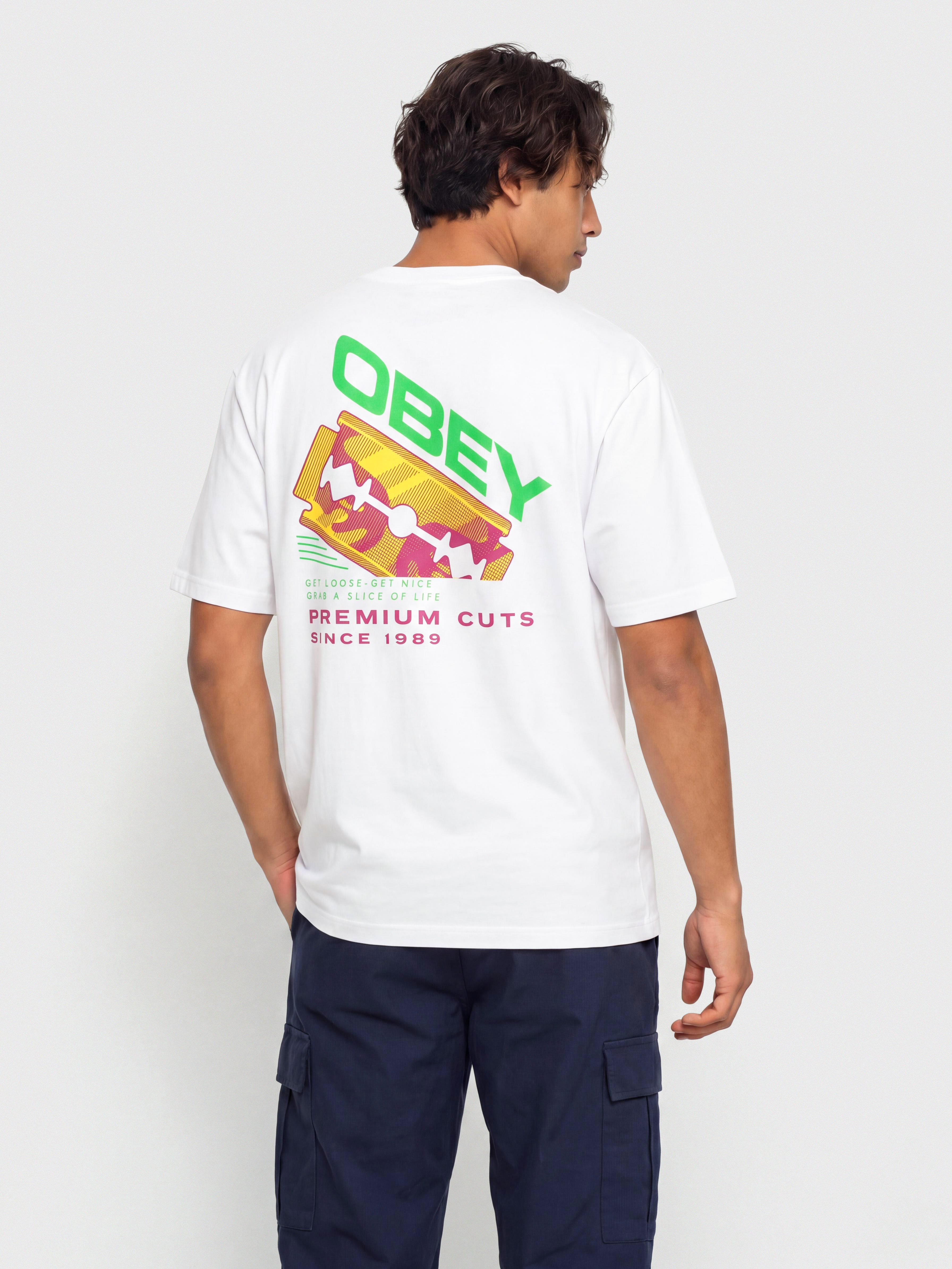 Тениска OBEY Razor (white)