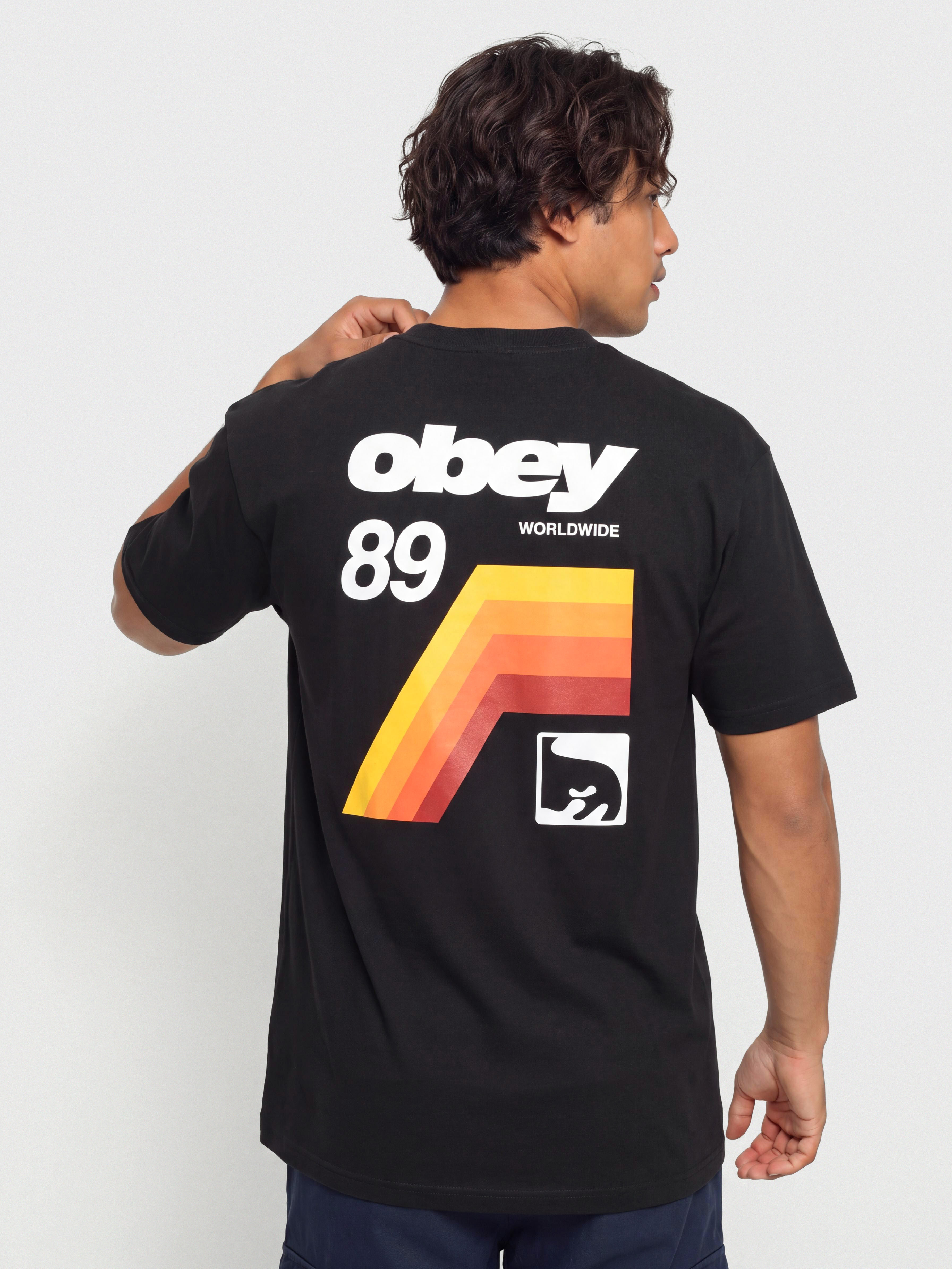 Тениска OBEY Vhs (black)