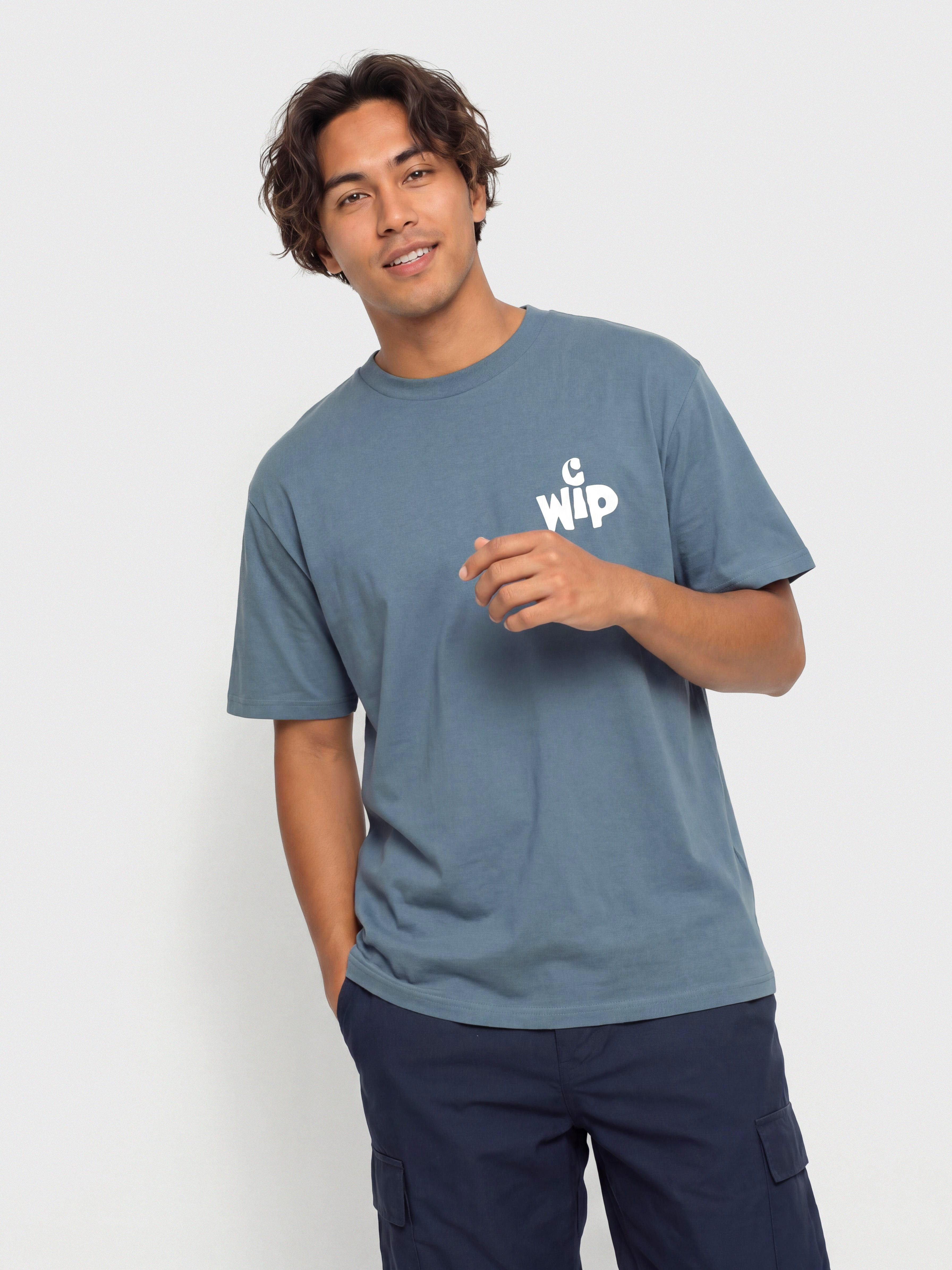 Тениска Carhartt WIP Cutout (icesheet)
