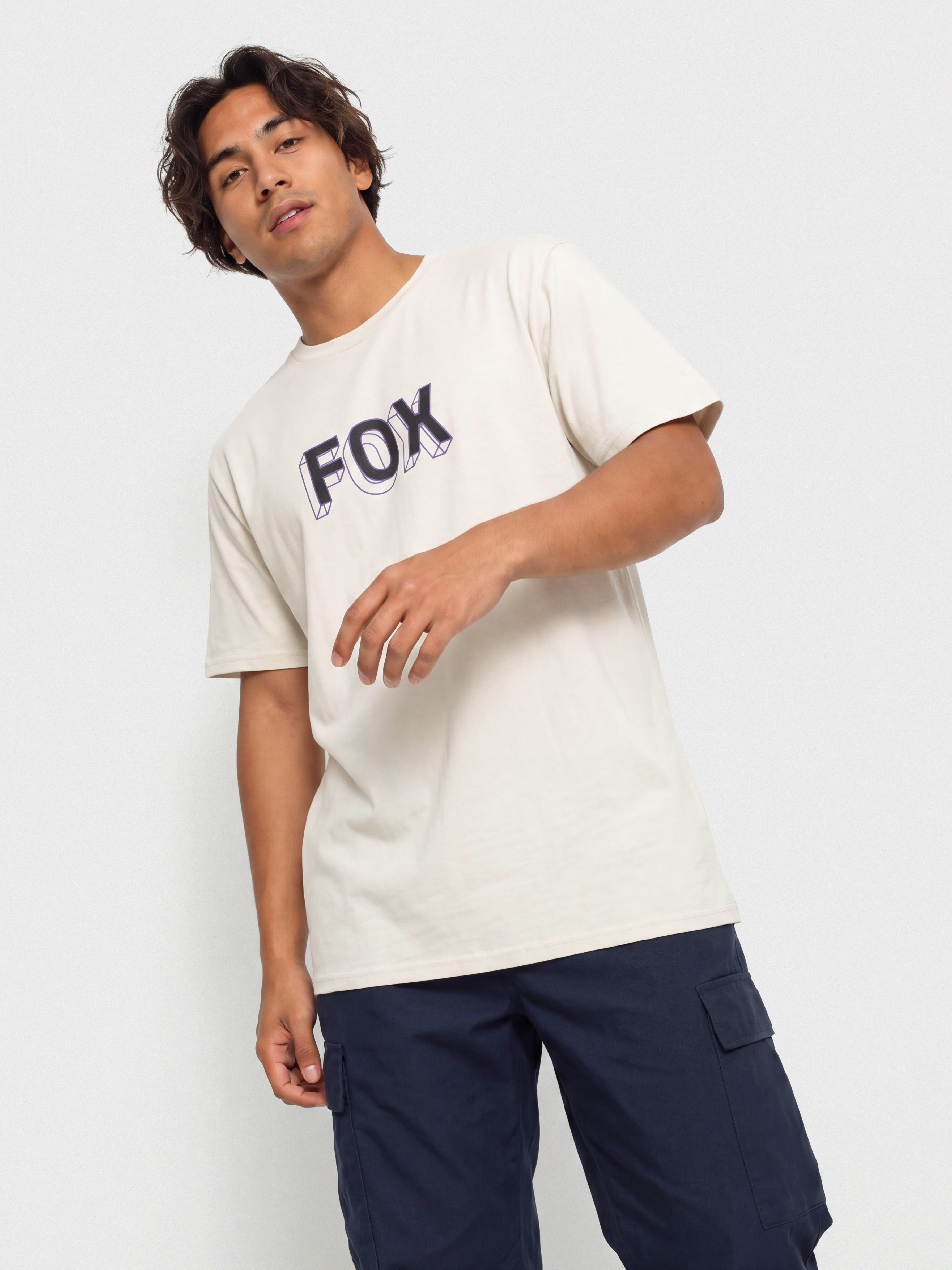 Тениска Fox Image Print 195 (chalk)