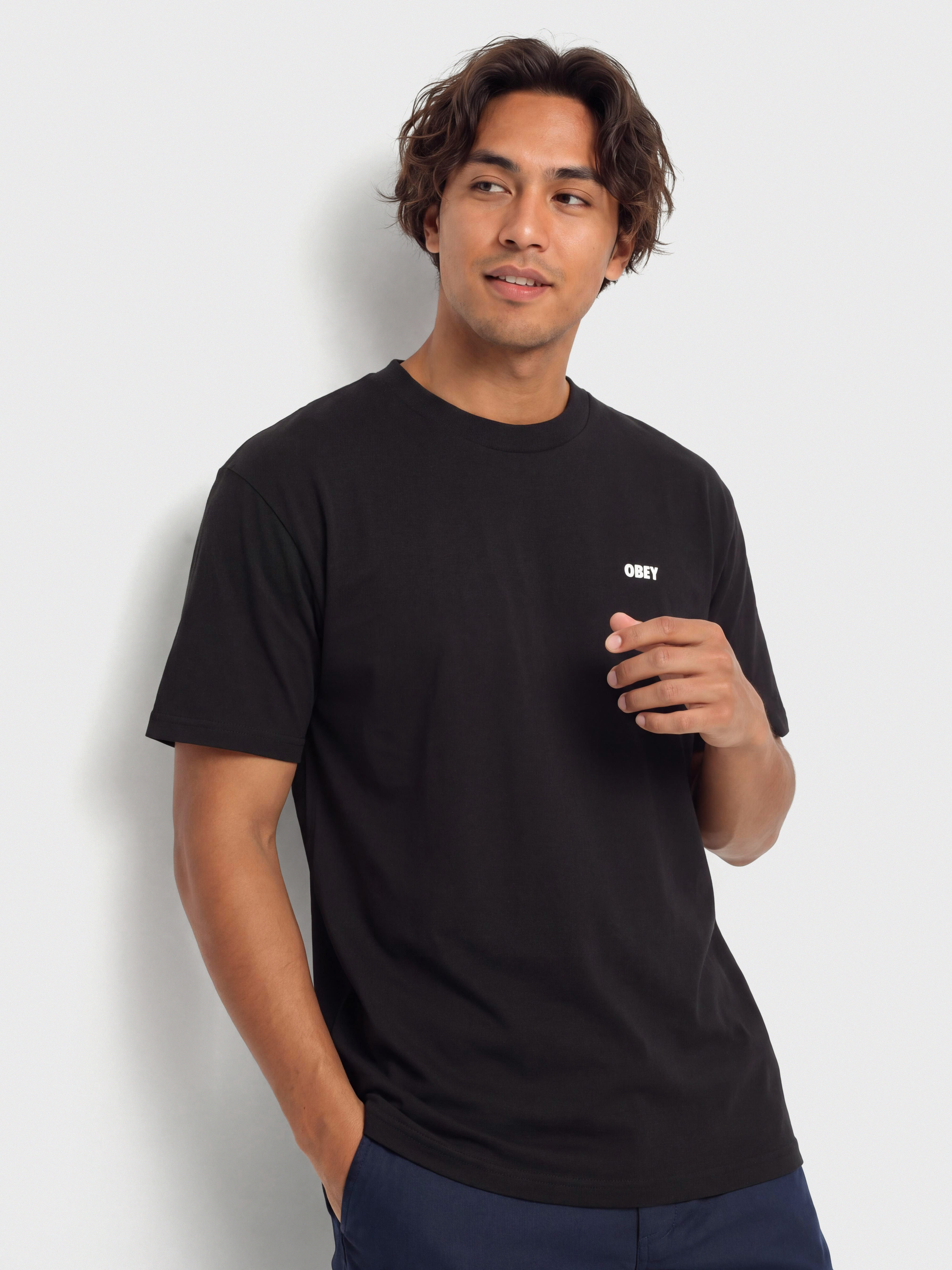 Тениска OBEY The Medium Is The Message (black)