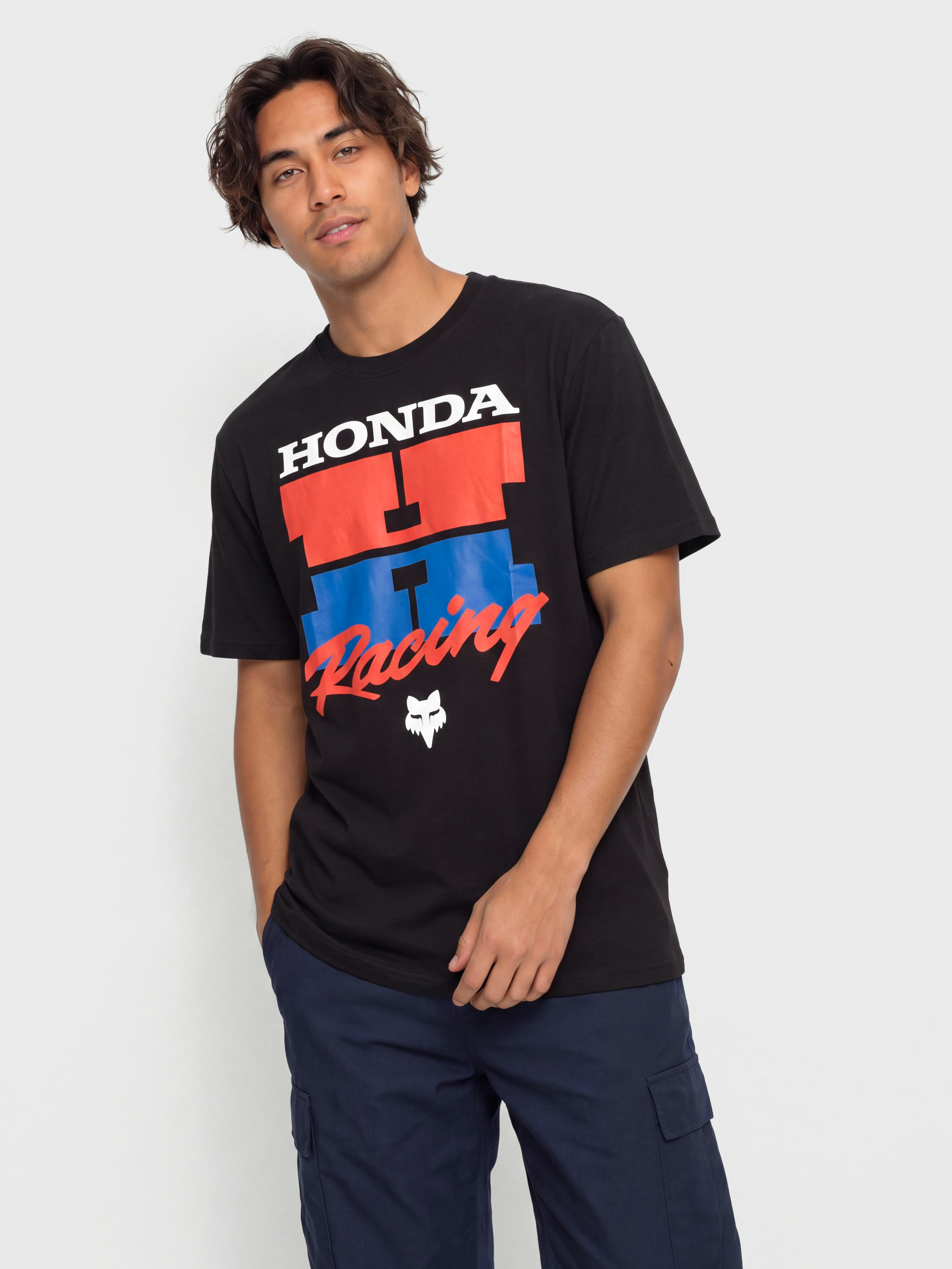 Тениска Fox Honda Midweight (black)