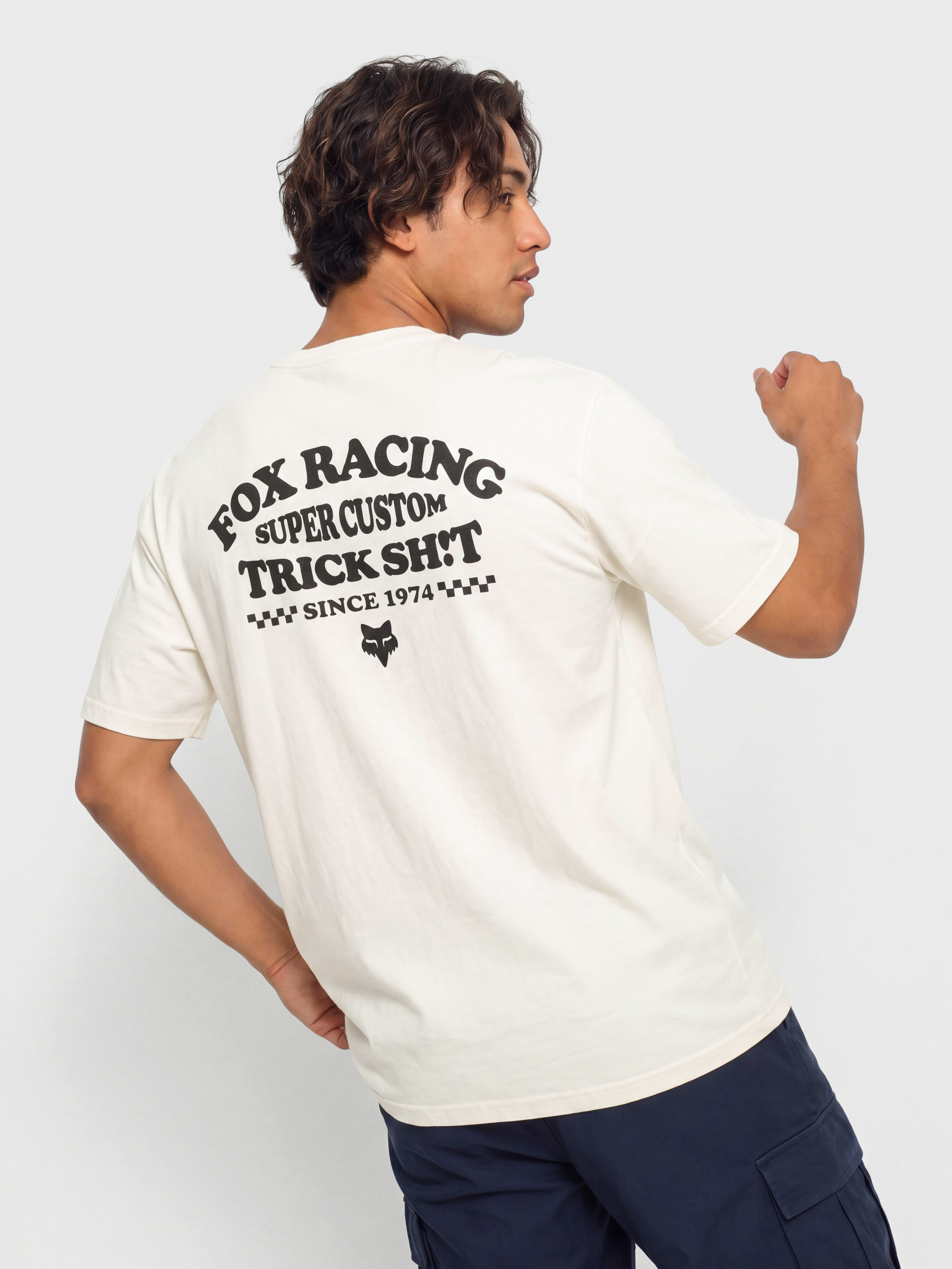 Тениска Fox Trick 195 (off white)