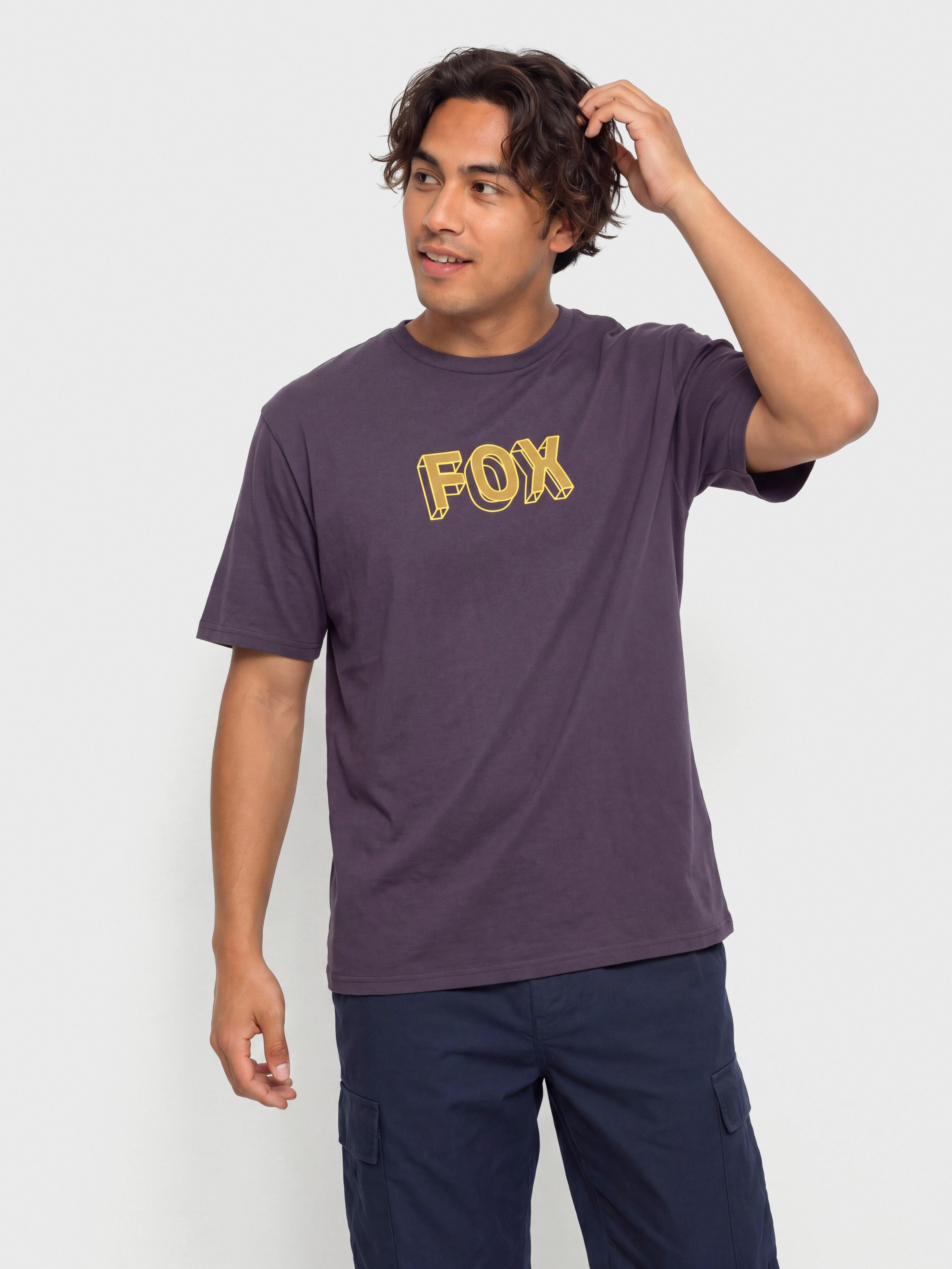 Тениска Fox Image Print 195 (plum purple)