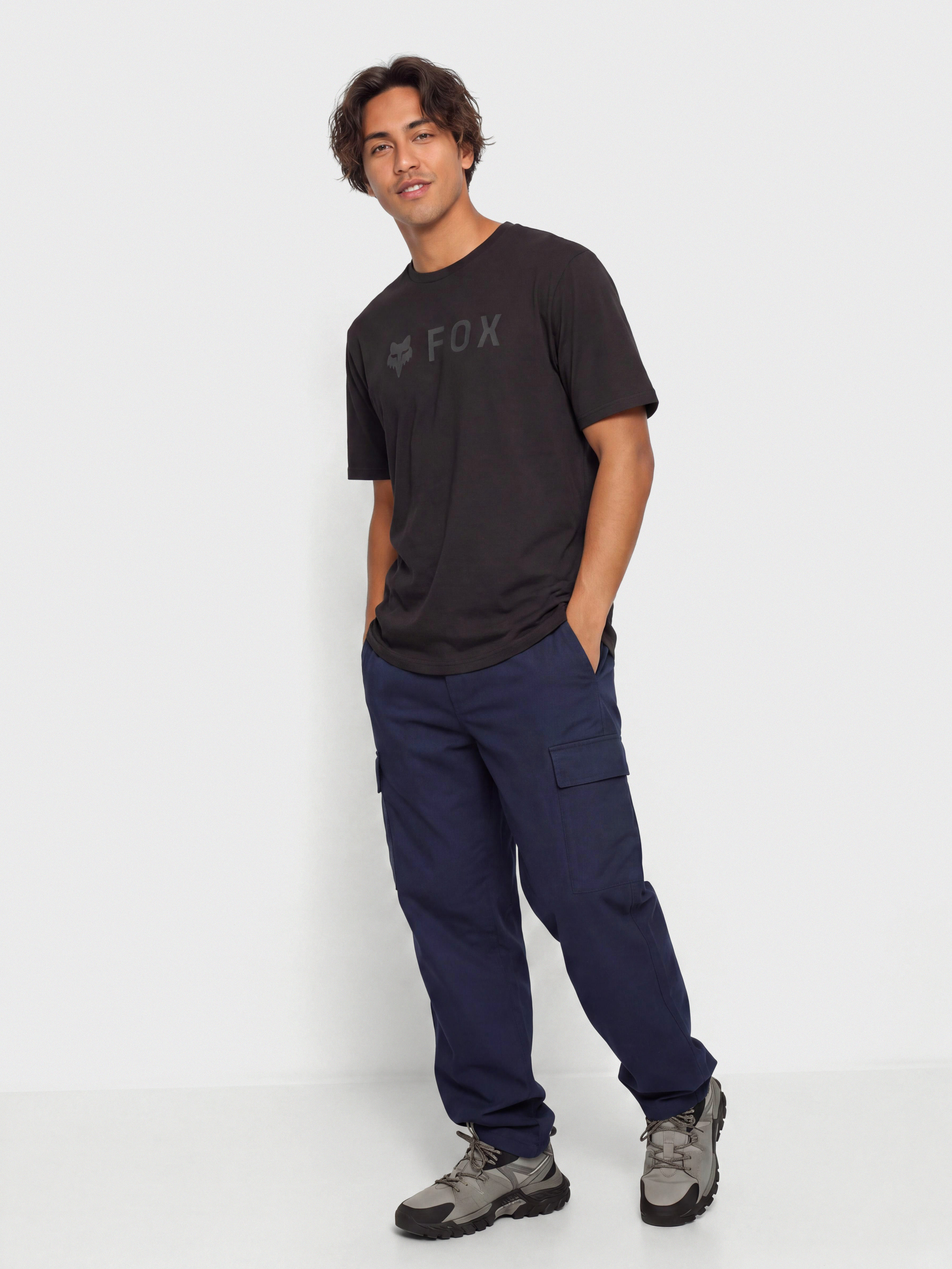 Тениска Fox Absolute Original Dri (black/black)