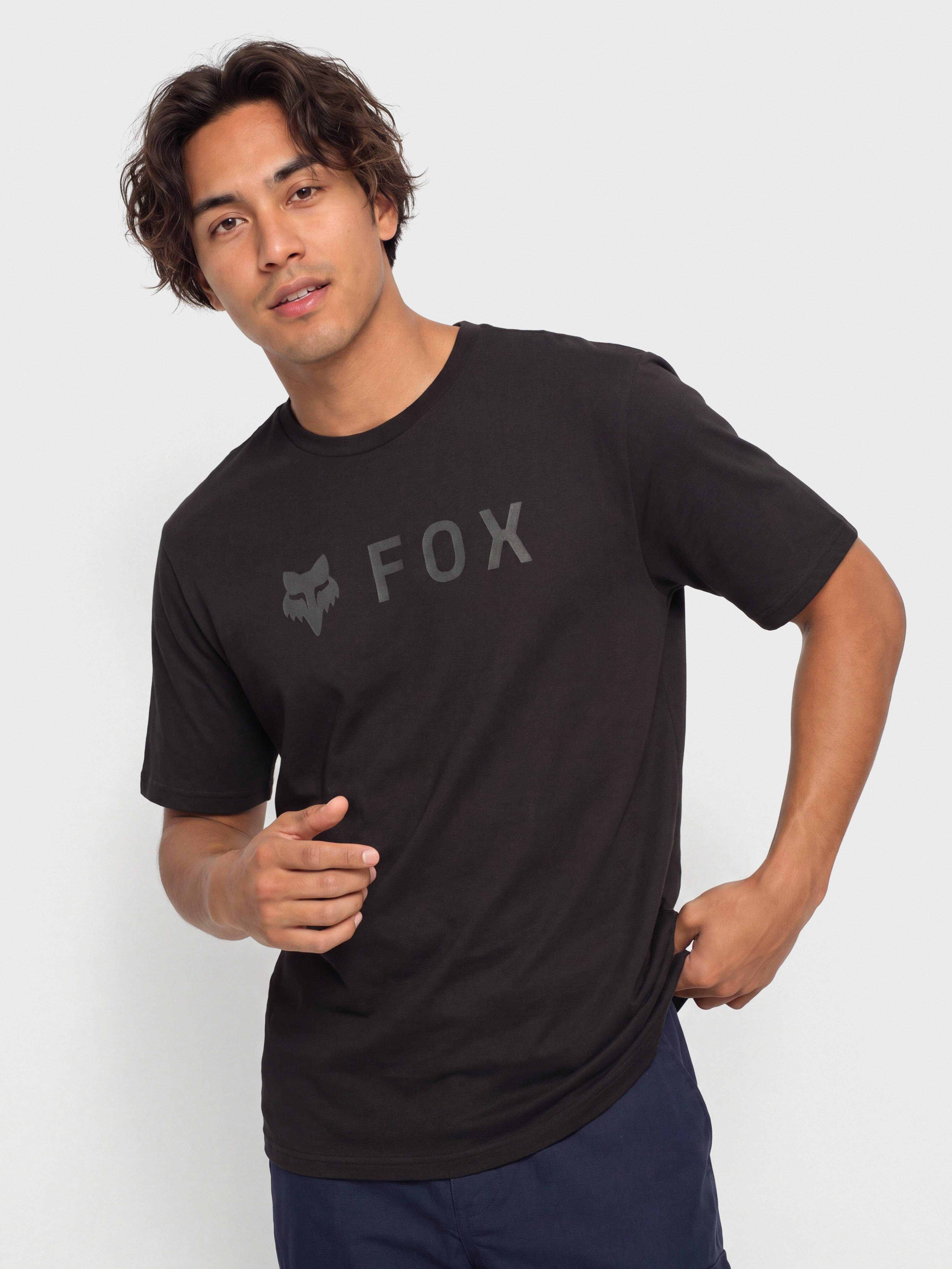 Тениска Fox Absolute Original Dri (black/black)