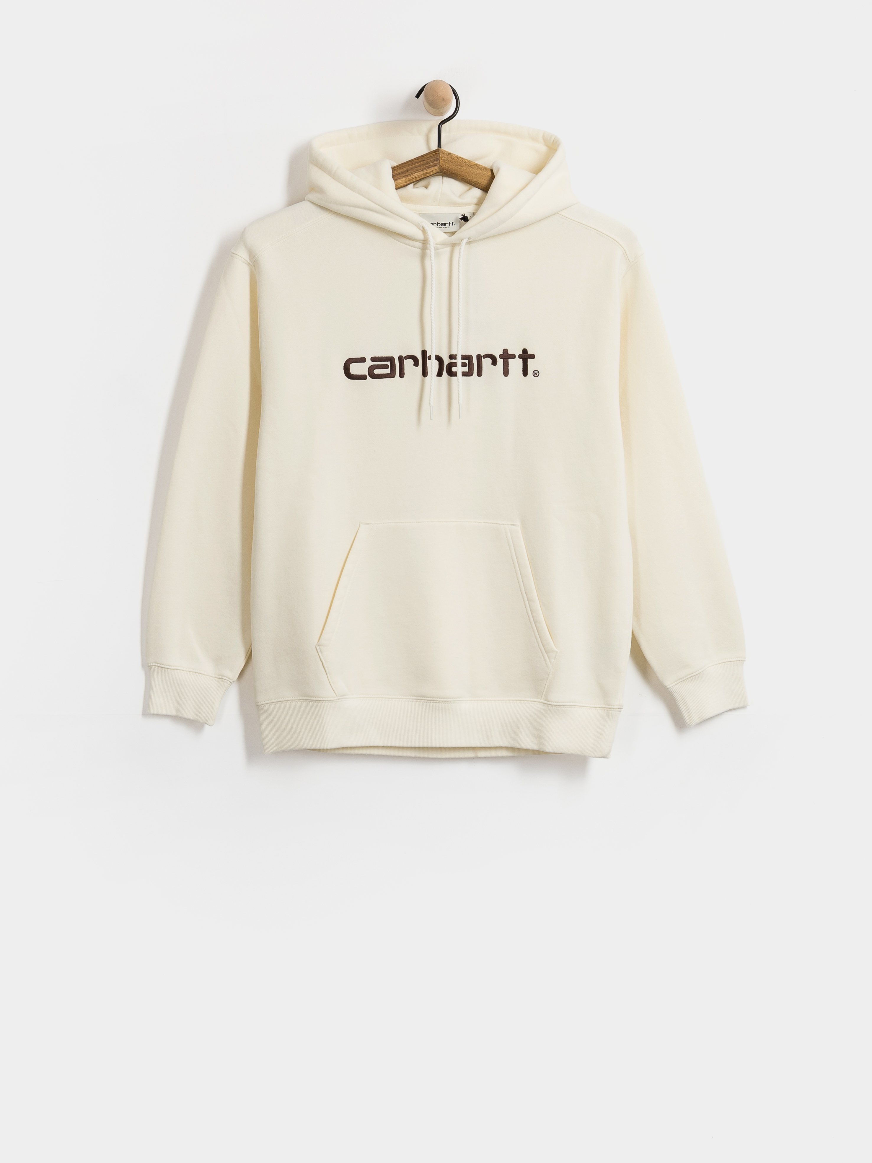 Суитшърт с качулка Carhartt WIP Carhartt HD Wmn (wax/palisander)