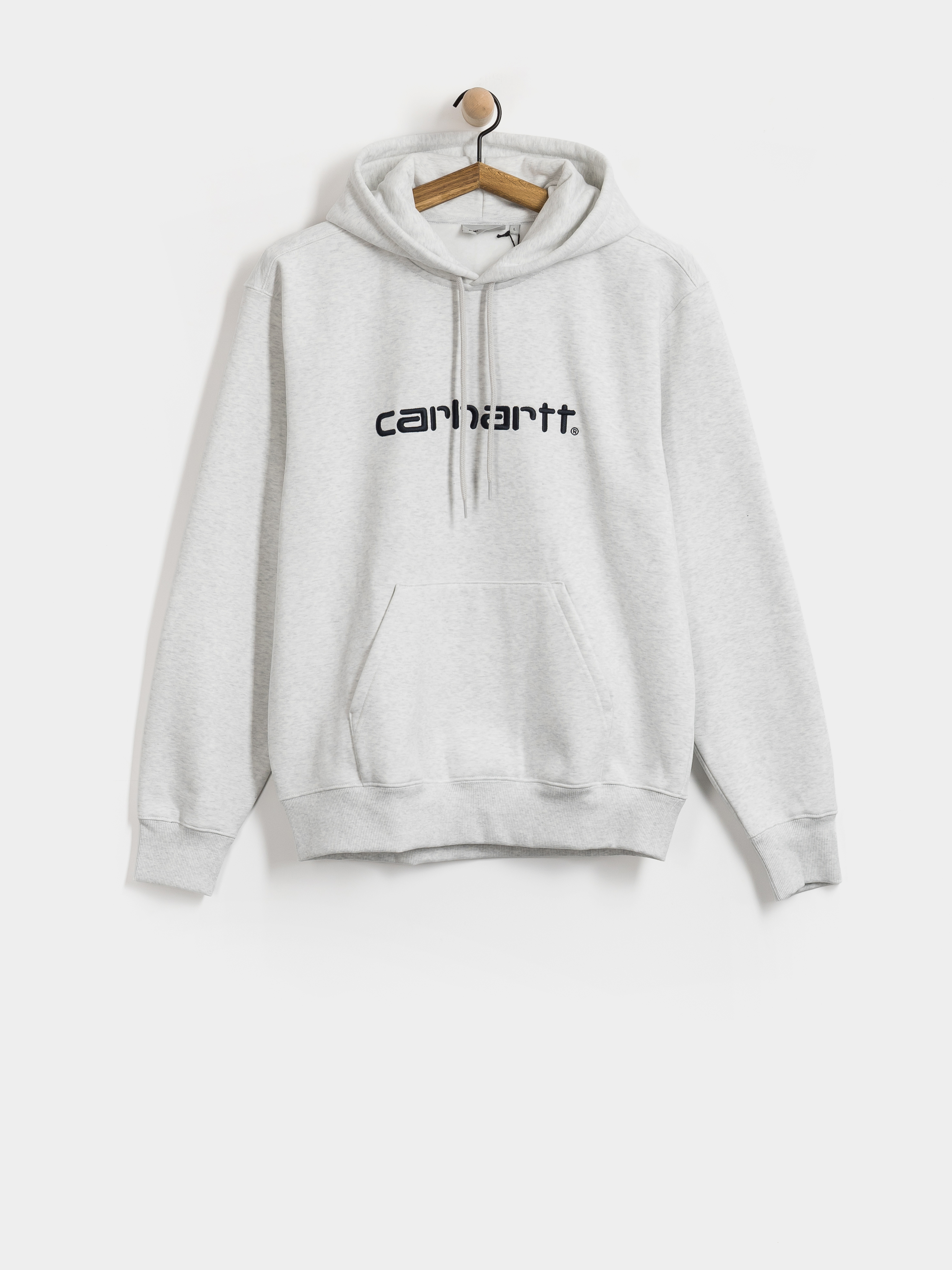 Суитшърт с качулка Carhartt WIP Carhartt HD (ash heather/graphite)