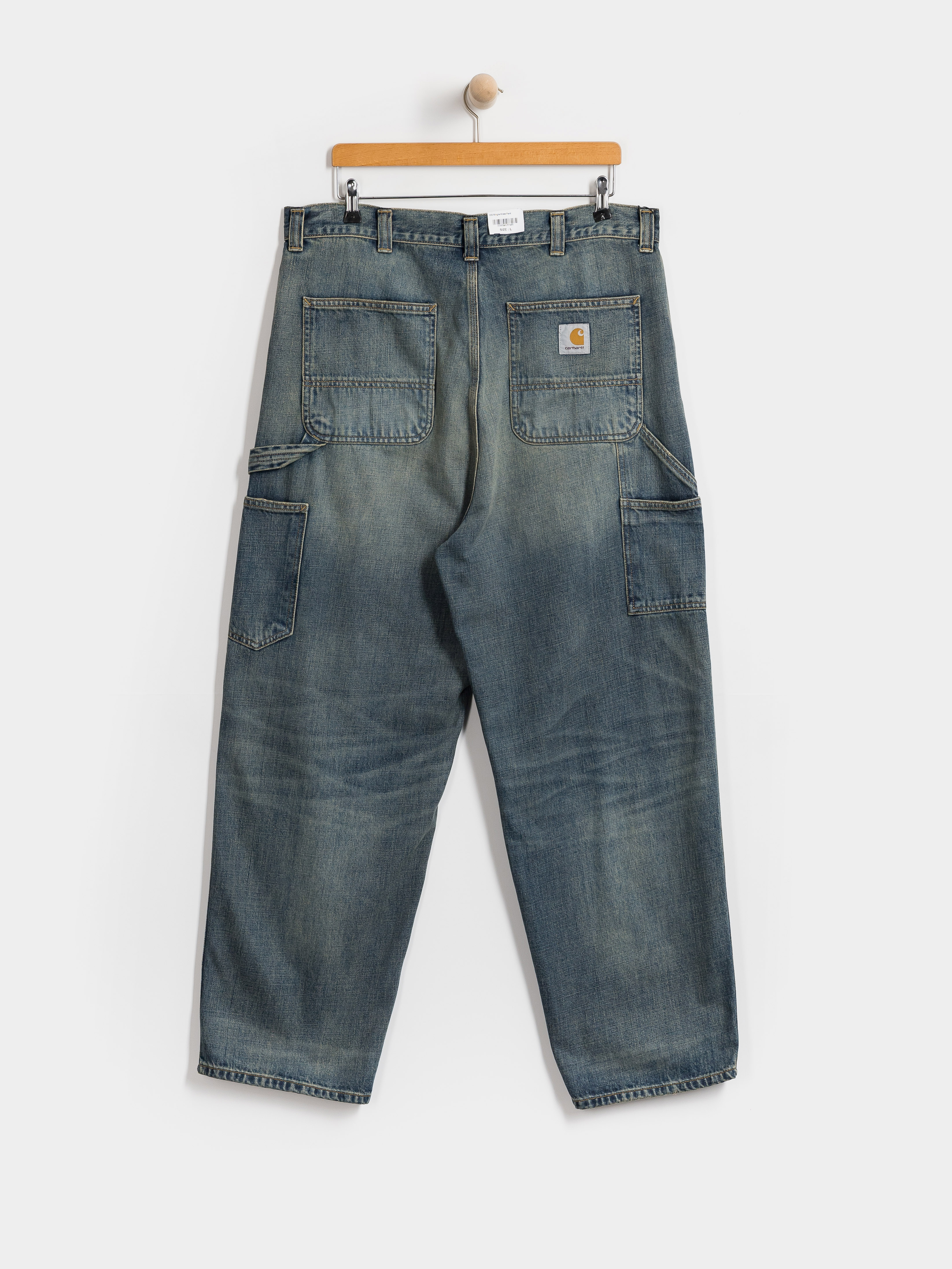 Панталони Carhartt WIP OG Single Knee (blue/worn used wash)