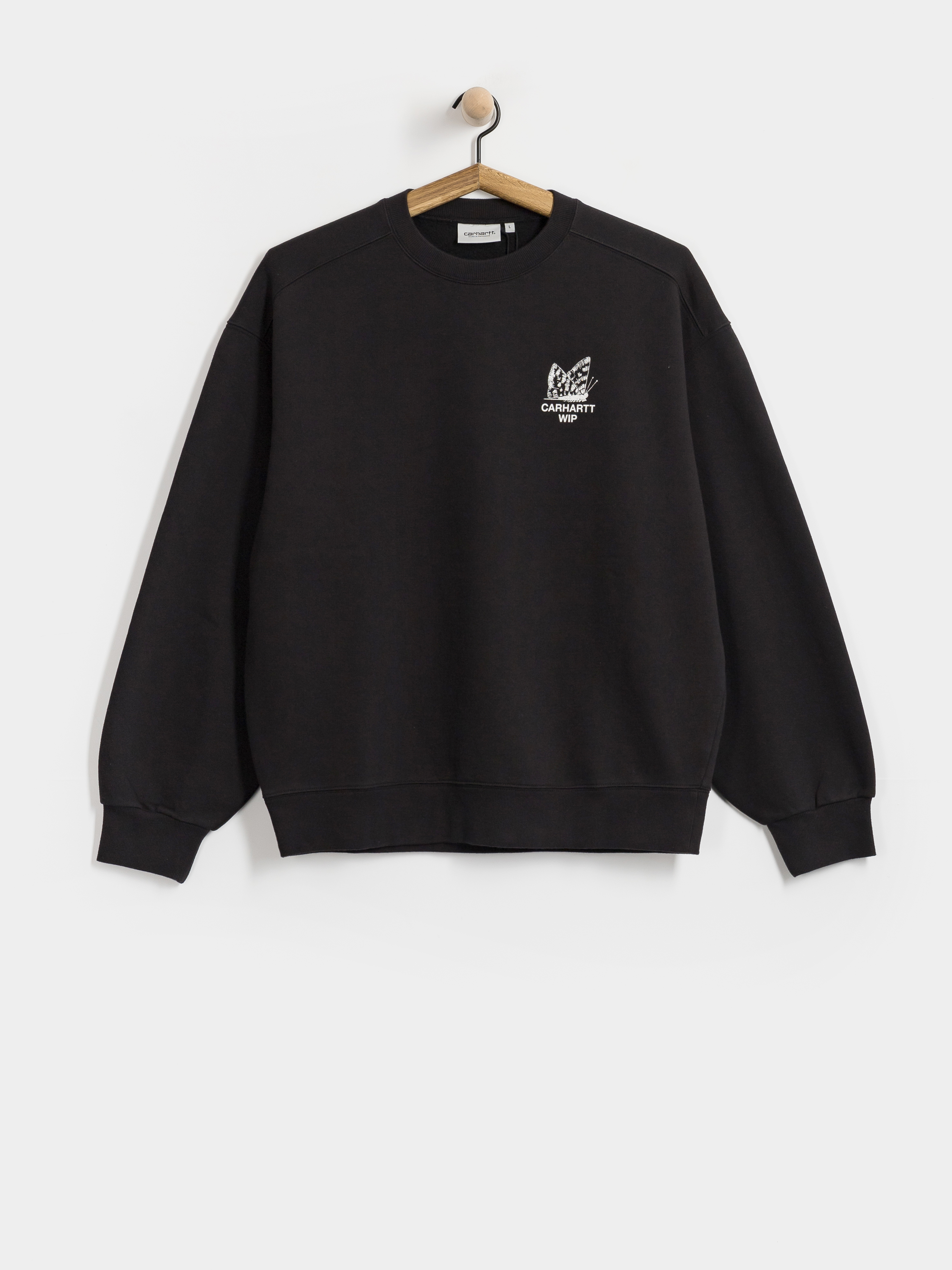 Суитшърт Carhartt WIP Hourglass (black/stone washed)