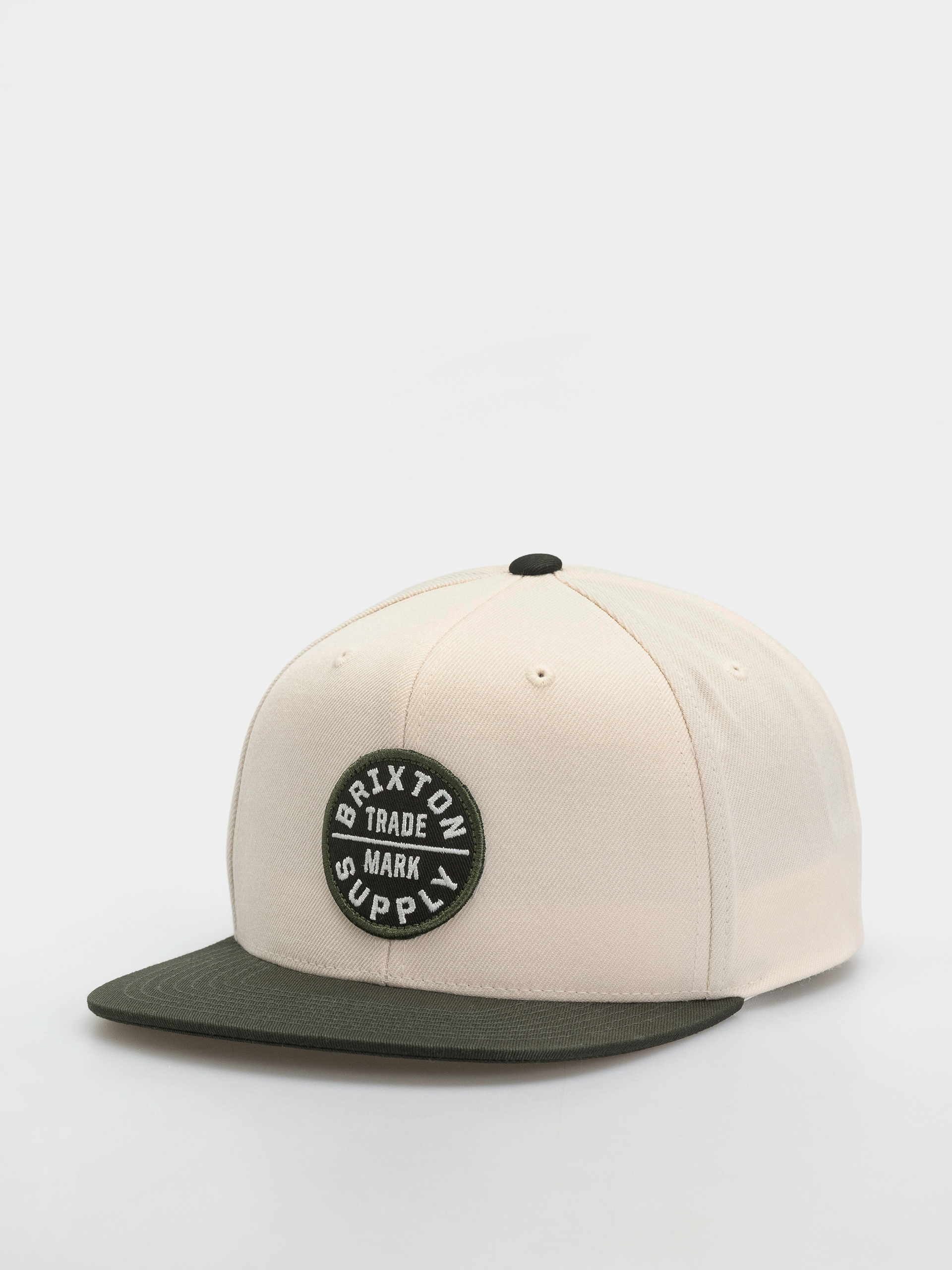 u0428u0430u043fu043au0430 u0441 u043au043eu0437u0438u0440u043au0430 Brixton Oath III (wax paper/dark olive)