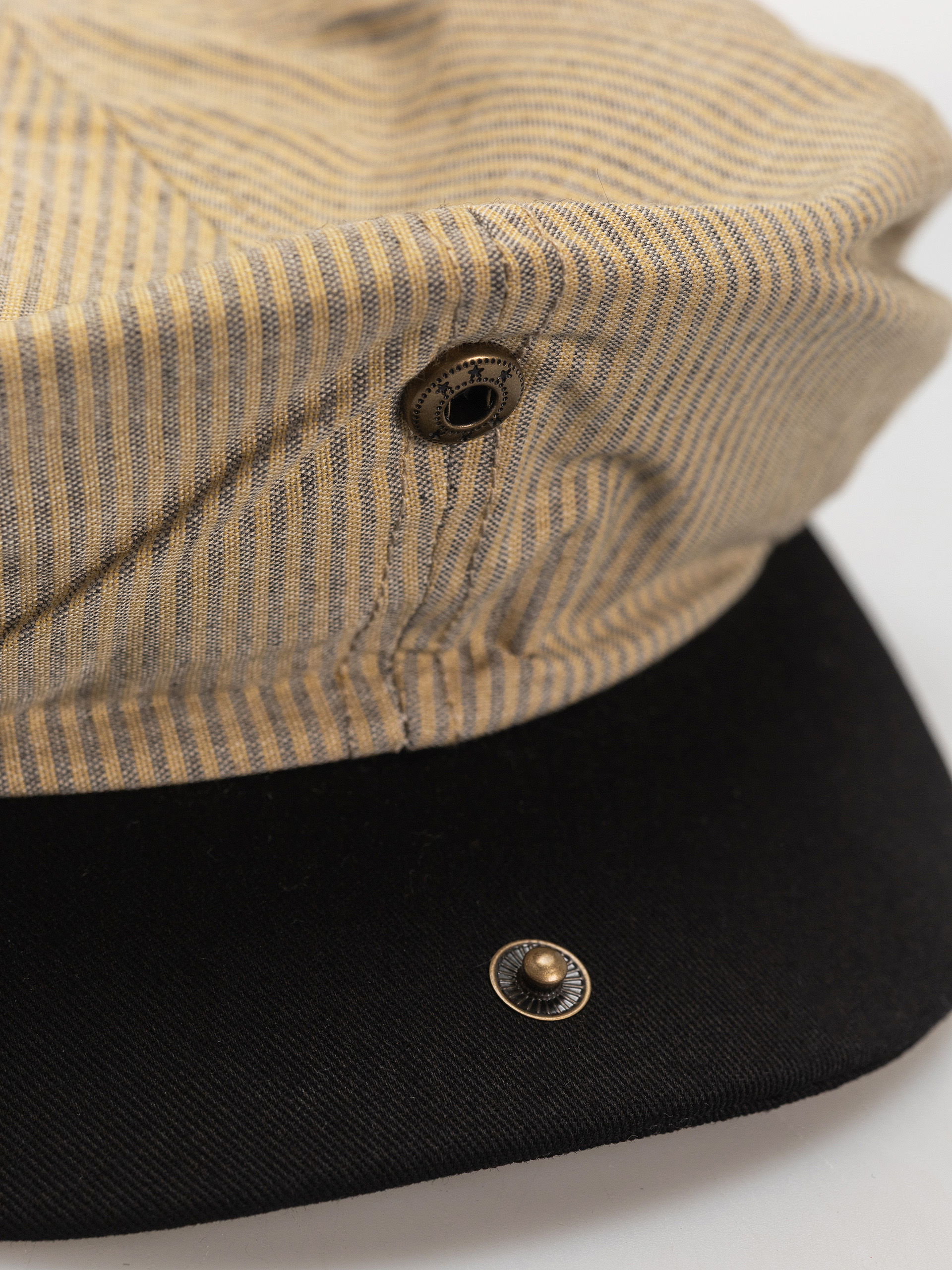 Каскет Brixton Brood Snap Cap (khaki stripe/washed black)