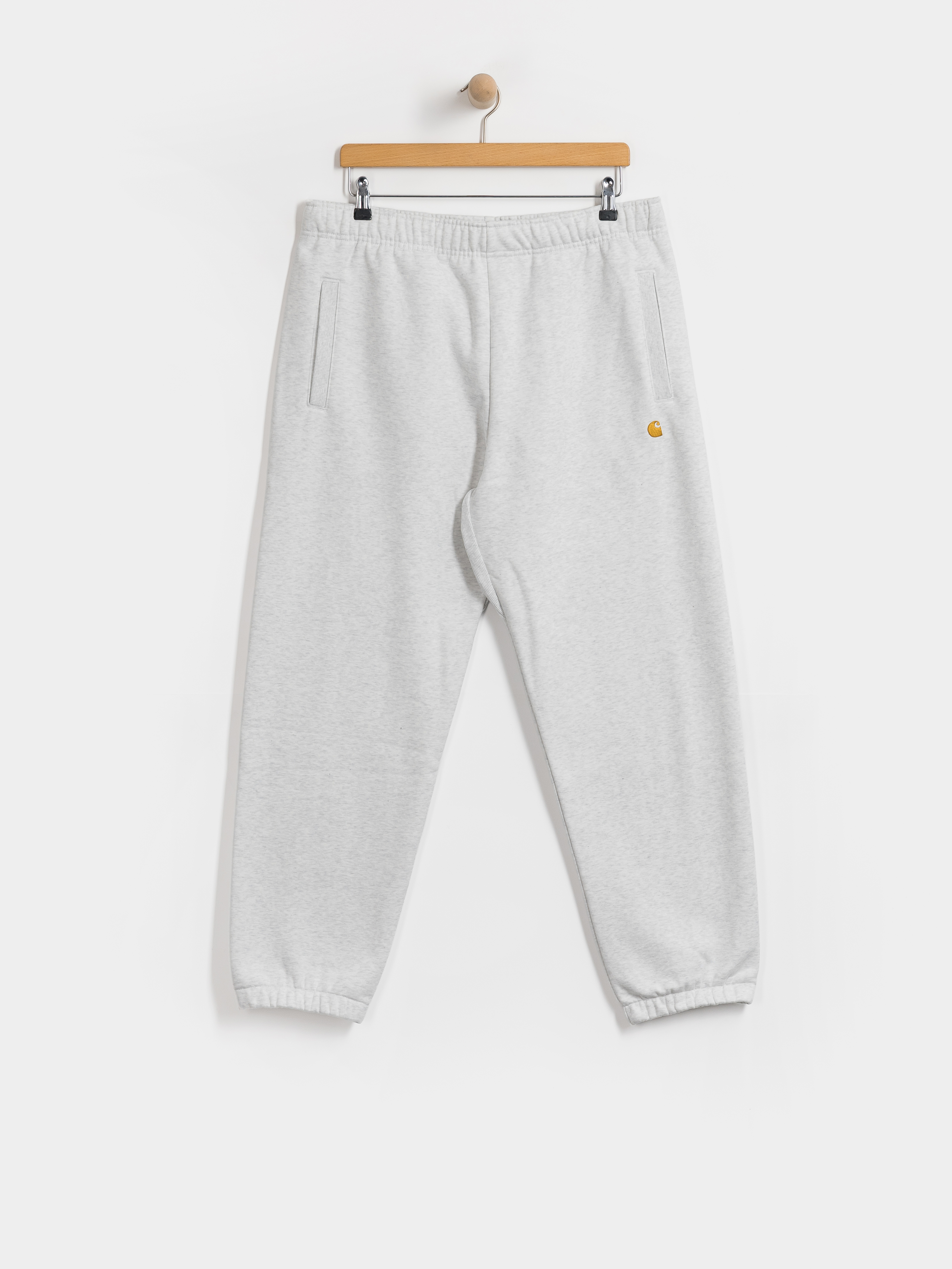 u041fu0430u043du0442u0430u043bu043eu043du0438 Carhartt WIP Chase (ash heather/gold)