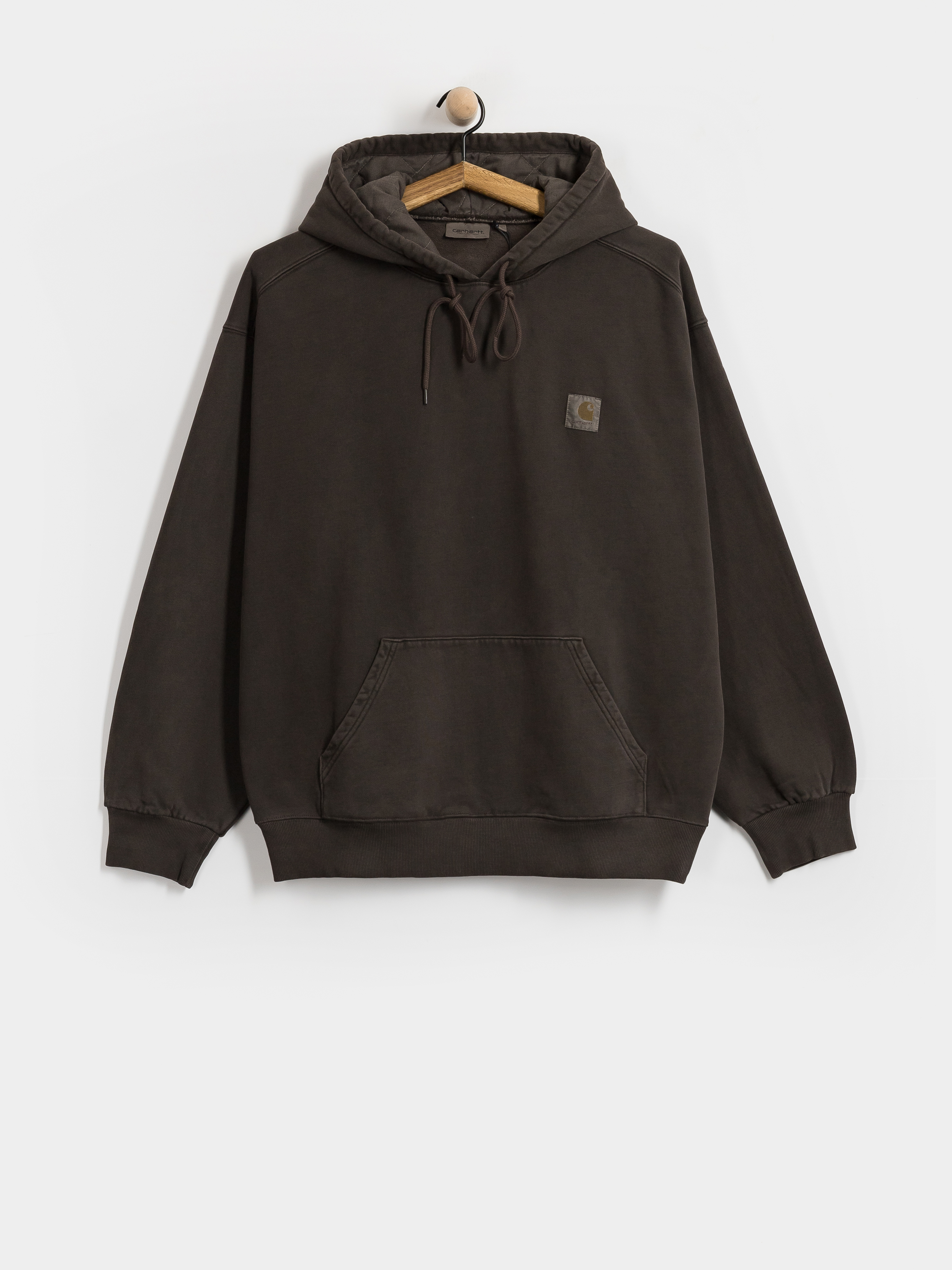 Суитшърт с качулка Carhartt WIP Vista HD (tobacco/garment dyed)
