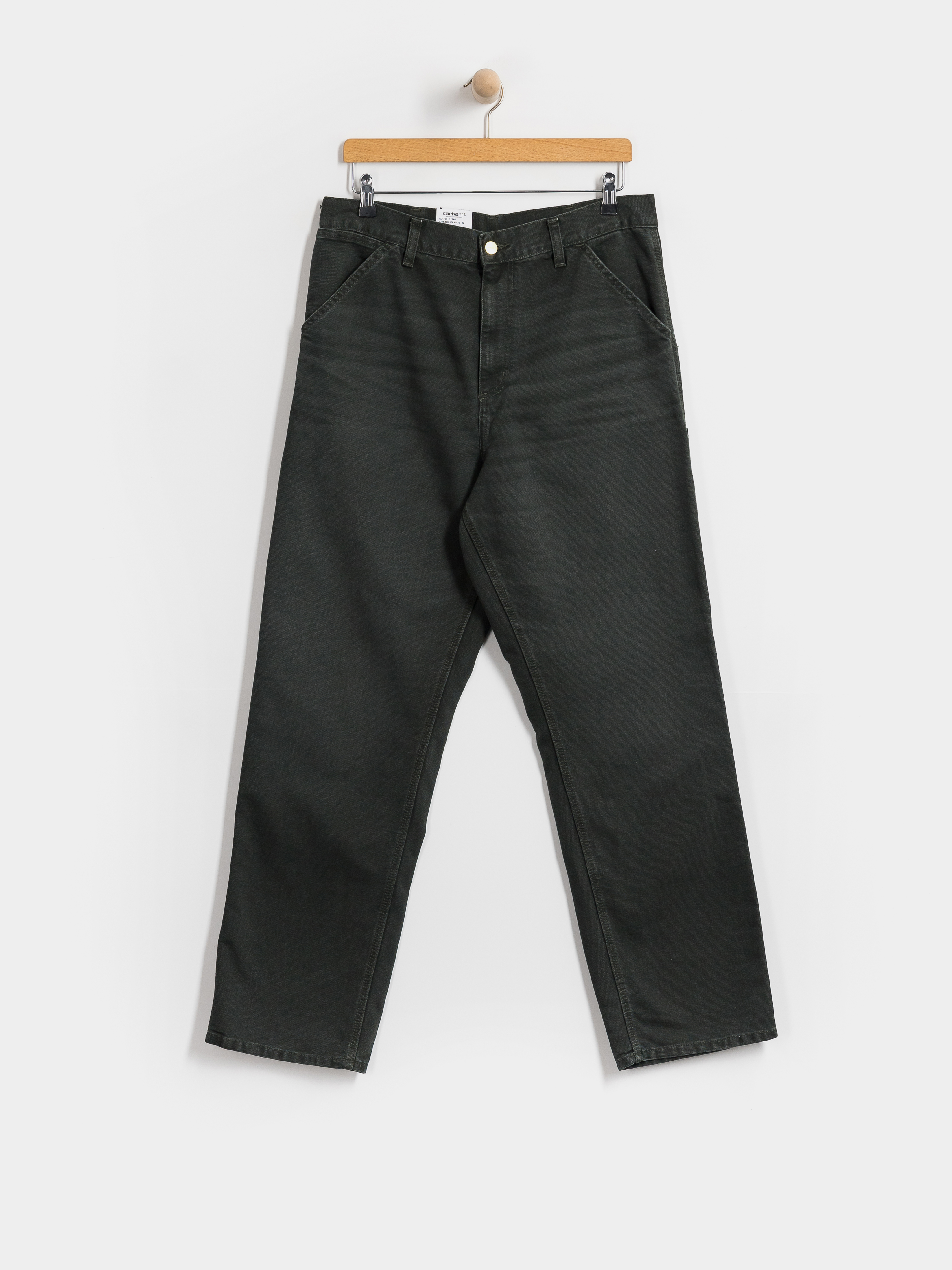 u041fu0430u043du0442u0430u043bu043eu043du0438 Carhartt WIP Single Knee (raven/stone canvas)