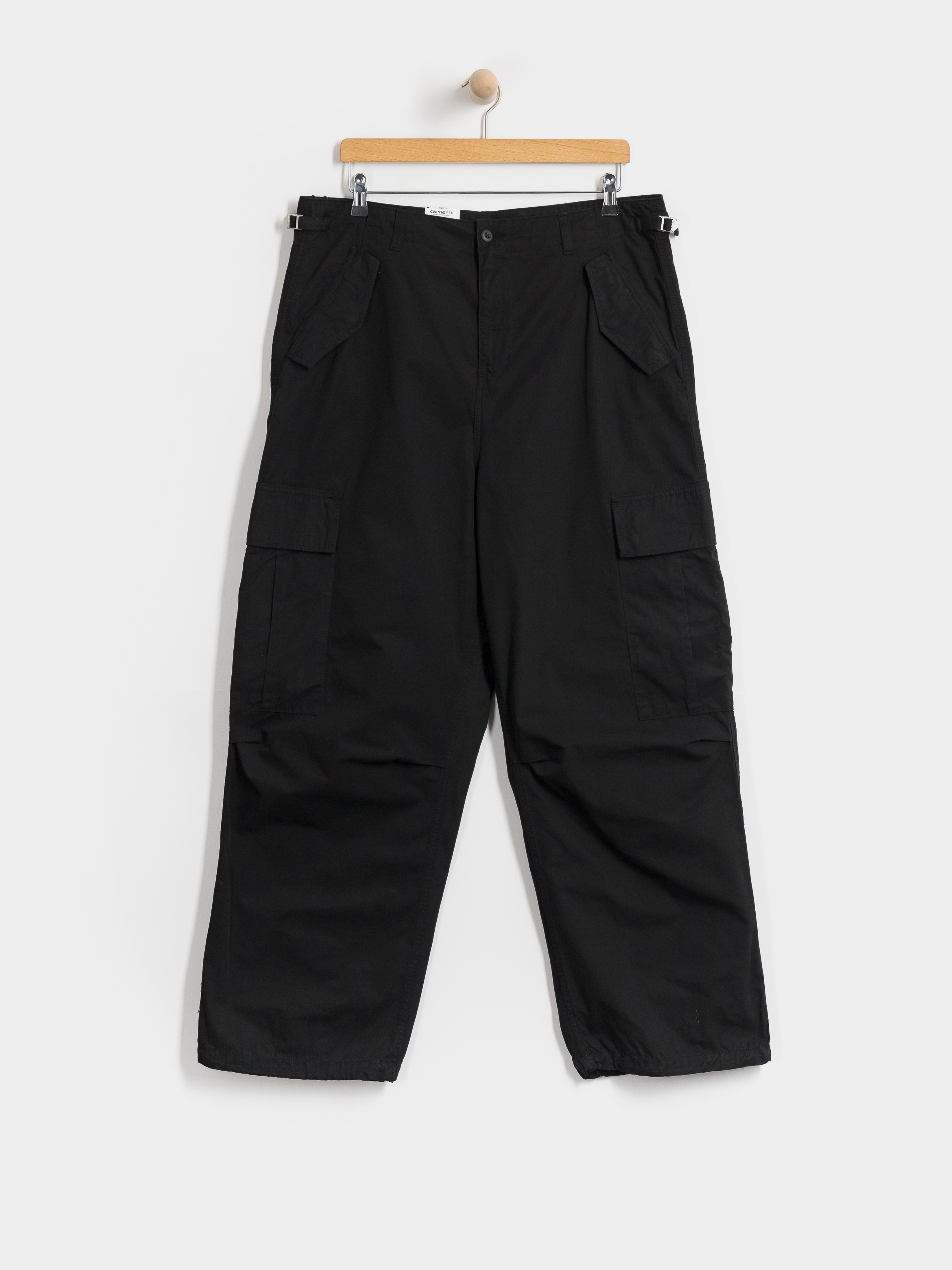 u041fu0430u043du0442u0430u043bu043eu043du0438 Carhartt WIP Osborn Cargo (black/garment dyed)