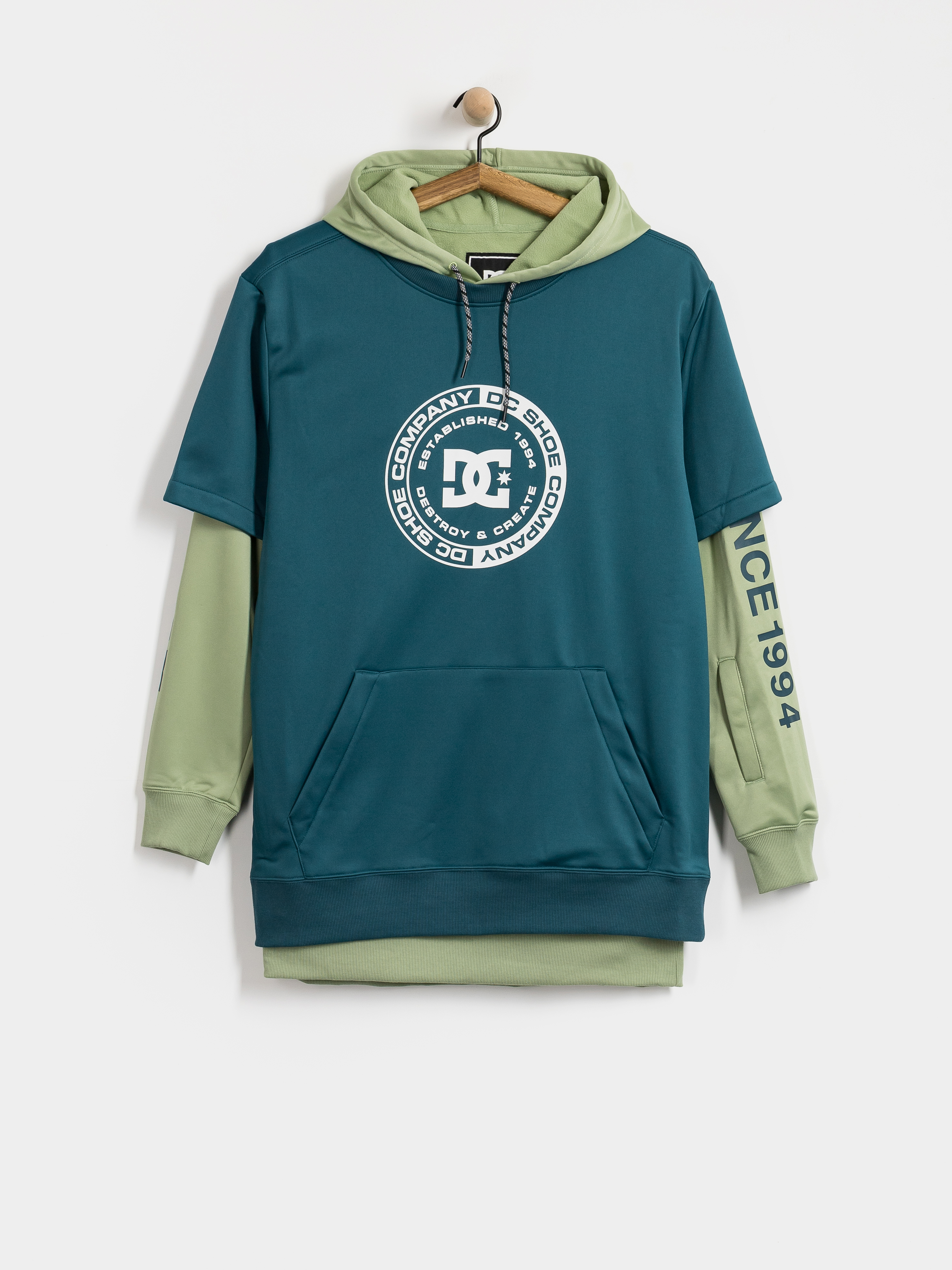 Мъжки Термо суитшърт DC Dryden (deep teal)