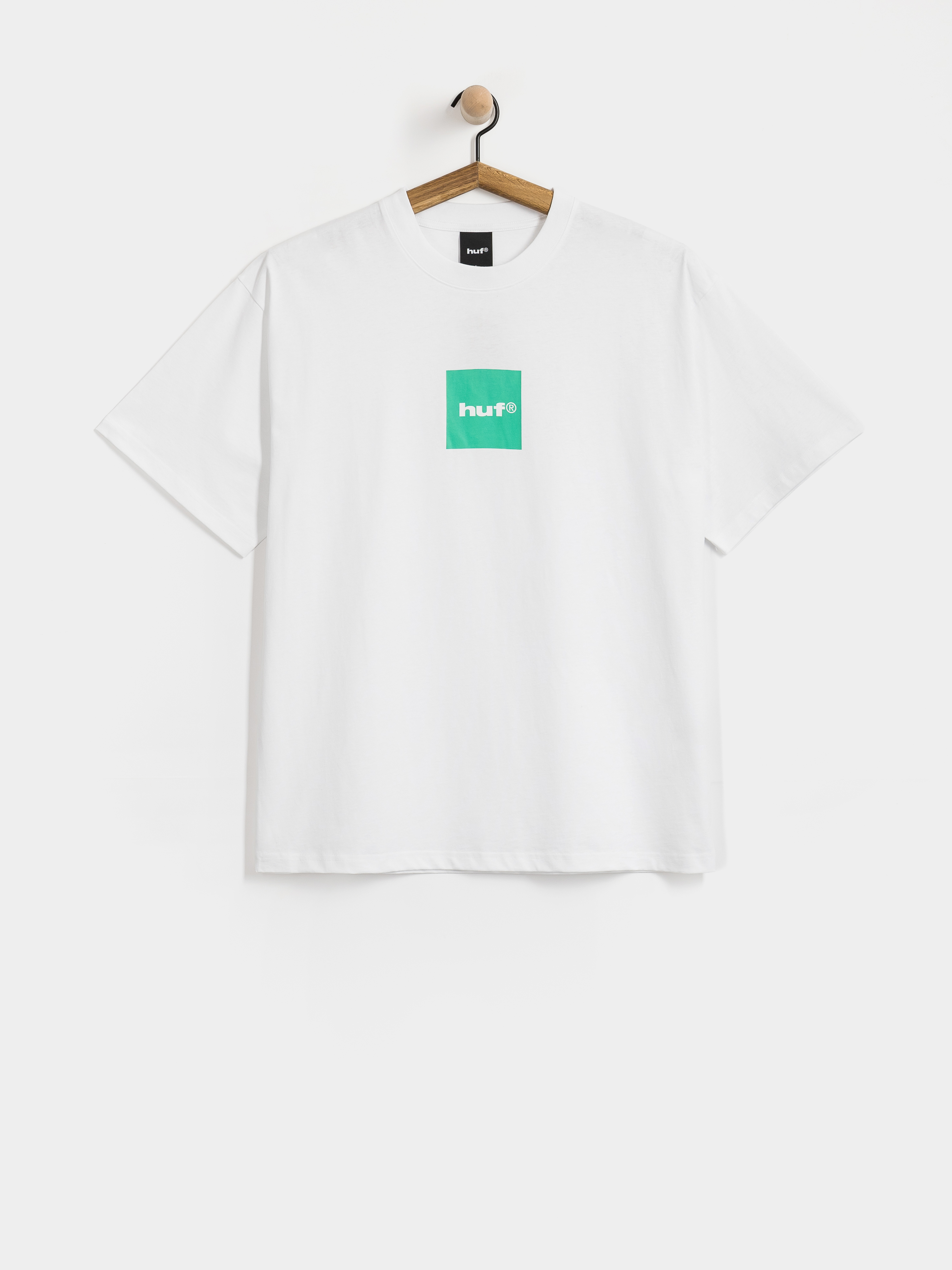 Тениска HUF Box Logo (white teal)