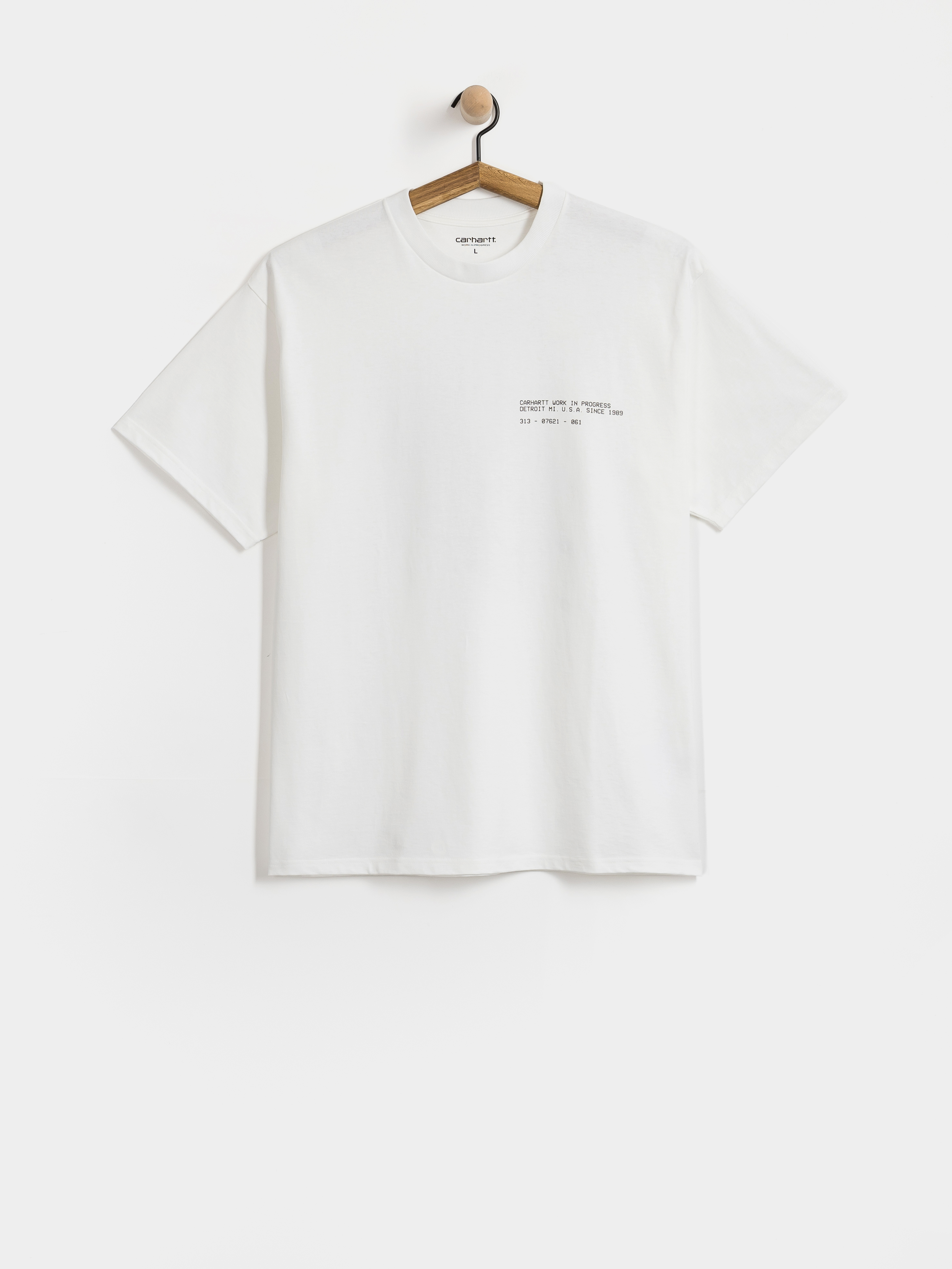 Тениска Carhartt WIP Feather Progress (white)